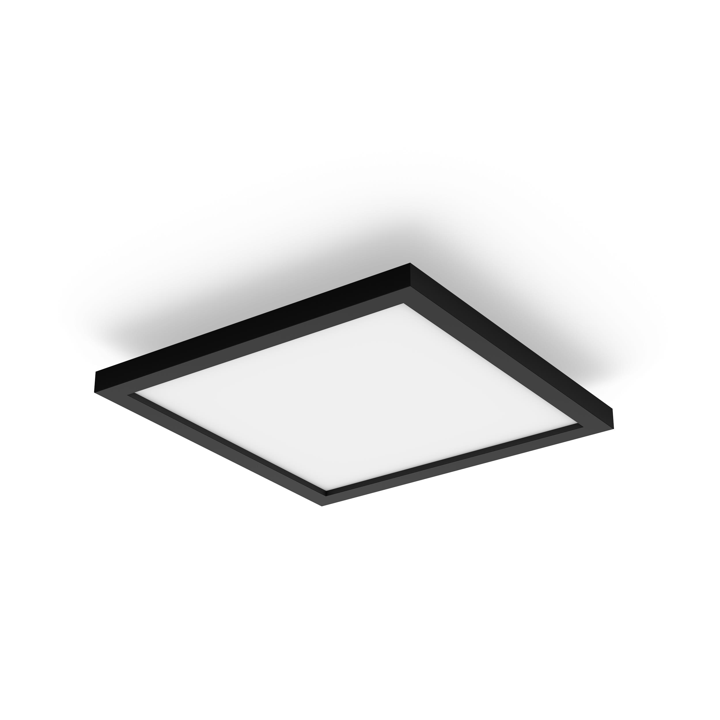 Philips Hue WA Aurelle Panelleuchte 30x30cm schwarz inkl. Dimmschalter