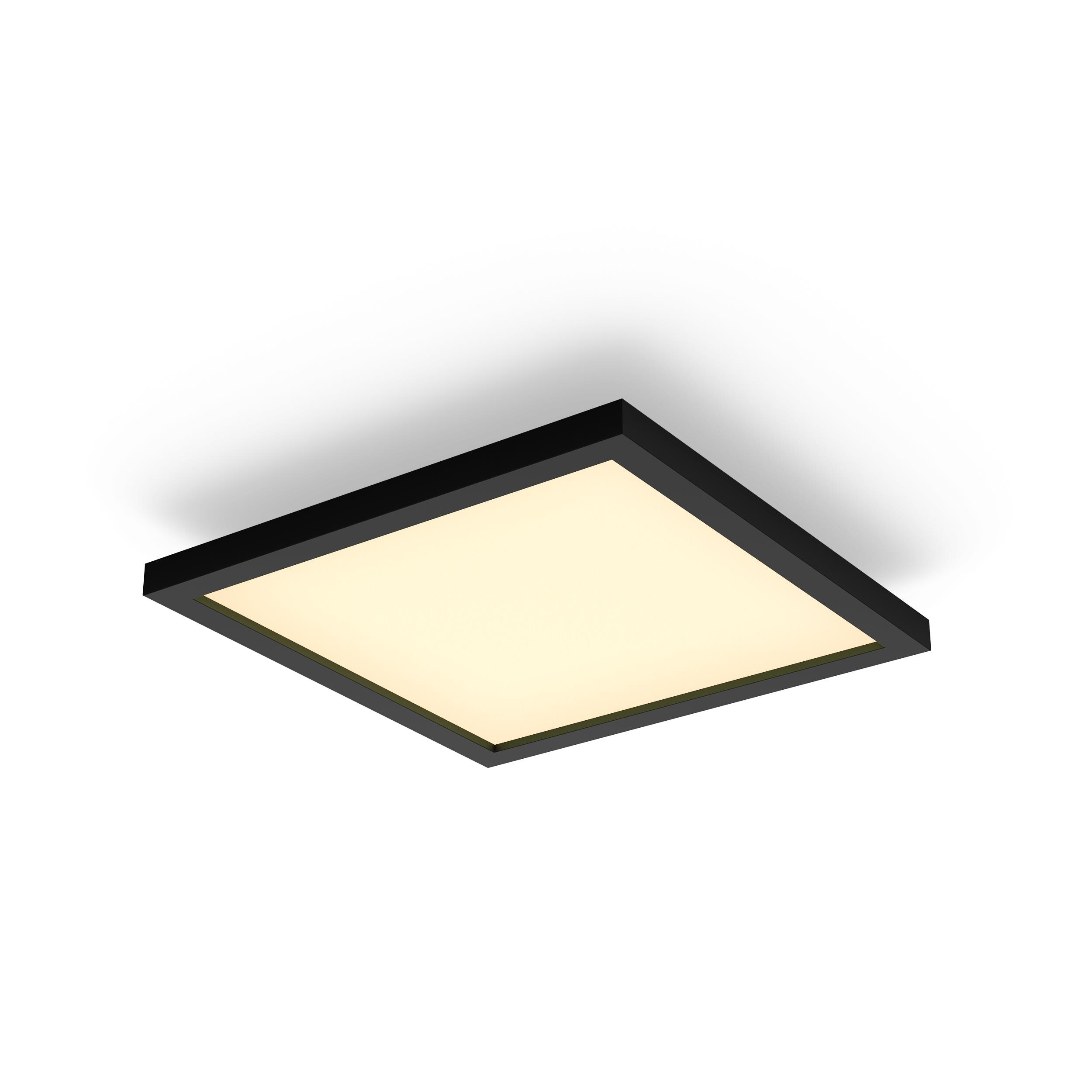 Philips Hue WA Aurelle Panelleuchte 30x30cm schwarz inkl. Dimmschalter