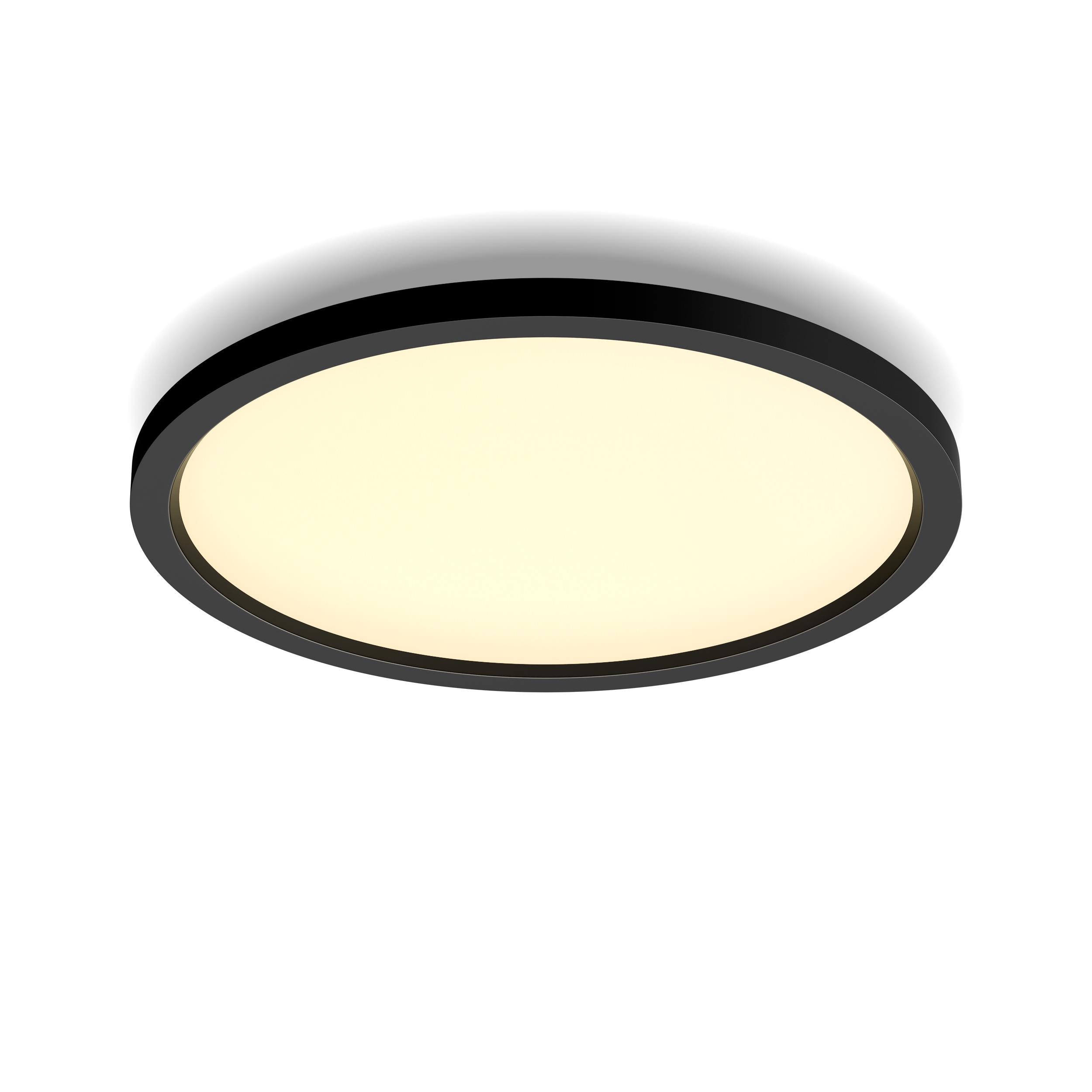 Philips Hue White Ambiance Aurelle rund 30cm schwarz