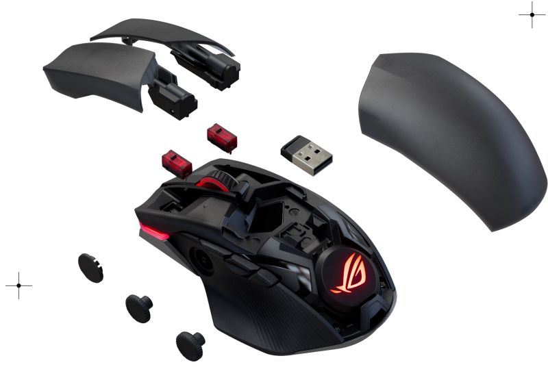 ASUS ROG Chakram X Origin kabellose RGB Gaming Maus