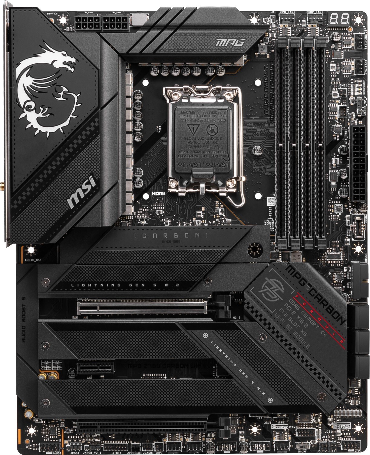 MSI MPG Z790 CARBON WIFI ATX Mainboard Sockel 1700 M.2/WIFI/BT/LAN/HDMI/USB-C