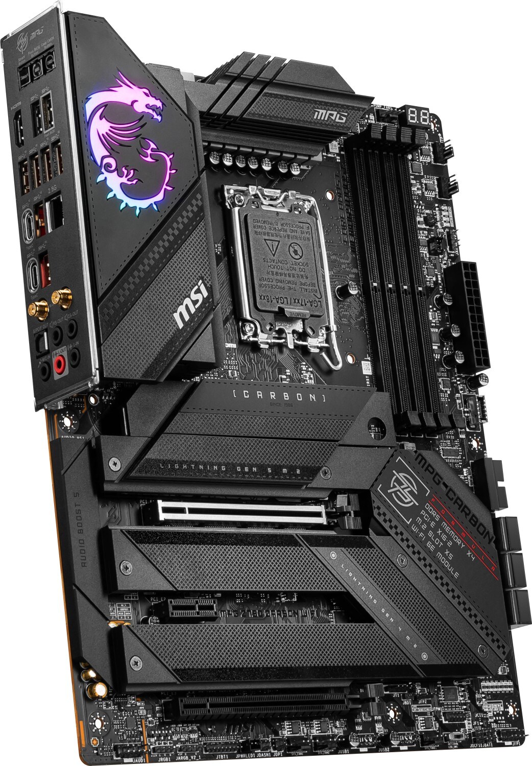 MSI MPG Z790 CARBON WIFI ATX Mainboard Sockel 1700 M.2/WIFI/BT/LAN/HDMI/USB-C