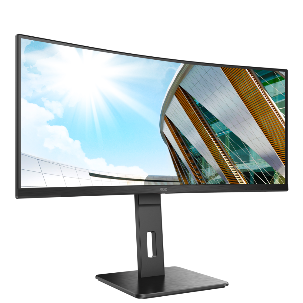 AOC CU34P2A 86,4cm (34“) UWQHD VA Office Monitor Curved HDMI/DP/USB 100Hz