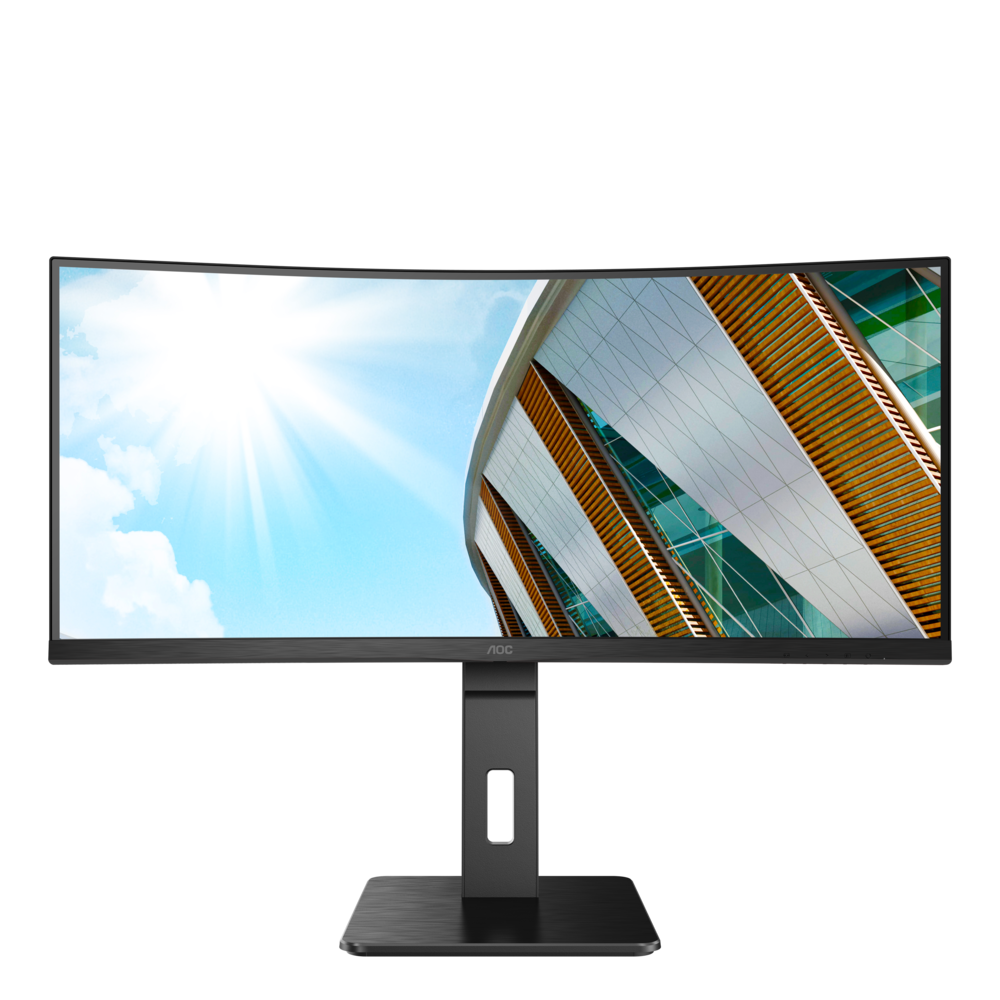 AOC CU34P2A 86,4cm (34“) UWQHD VA Office Monitor Curved HDMI/DP/USB 100Hz