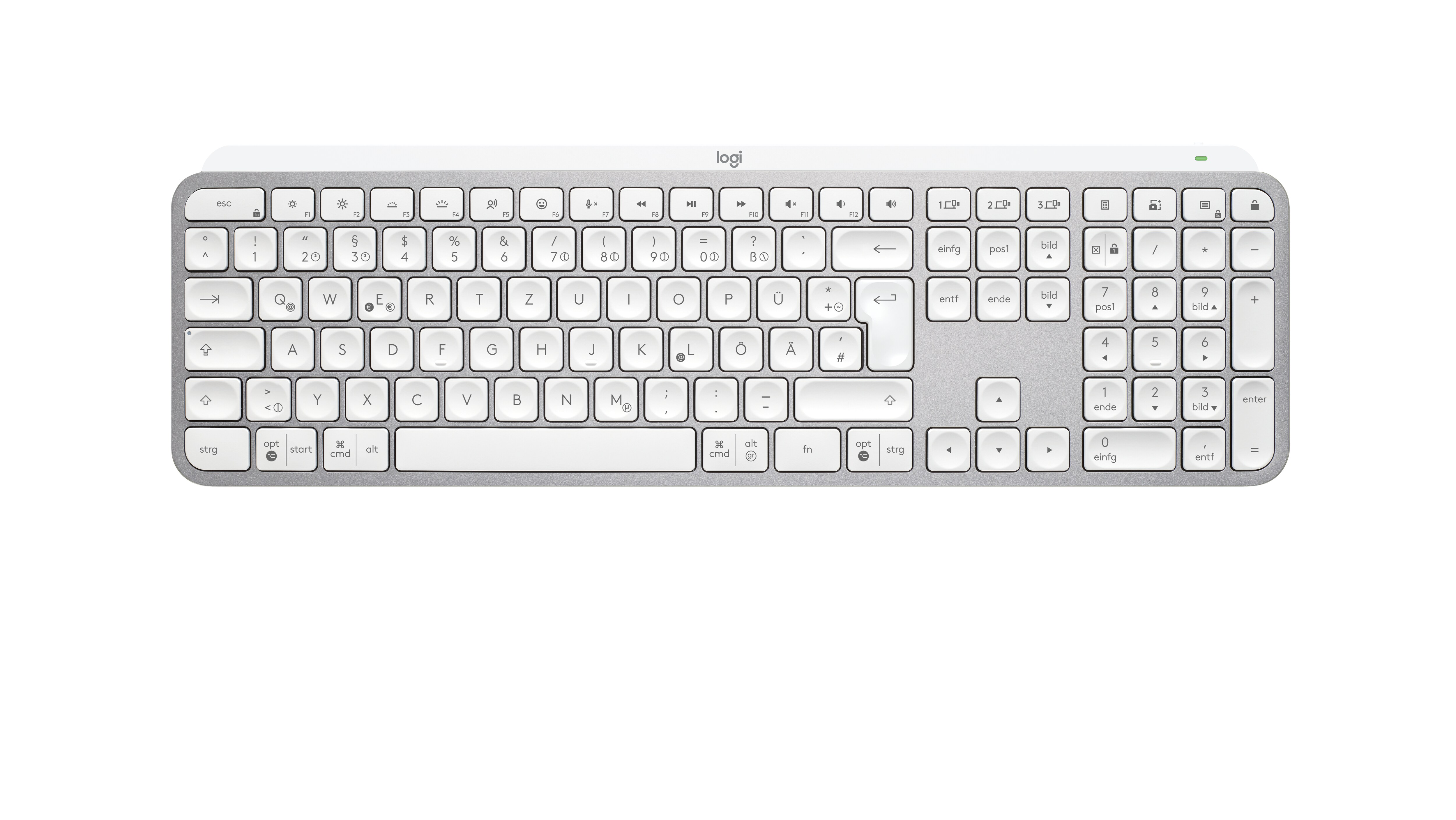 Logitech MX Keys S Combo Pale Grey - MX Master 3S, MX Keys S &amp; MX Palm Rest