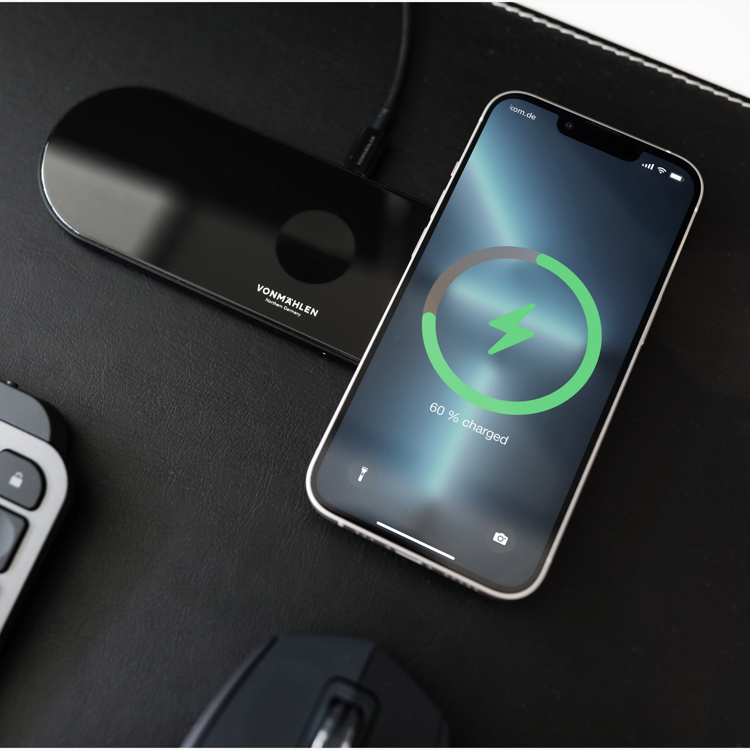 Vonmählen Wireless Charger Aura Home 3-in-1 Ladestation Black