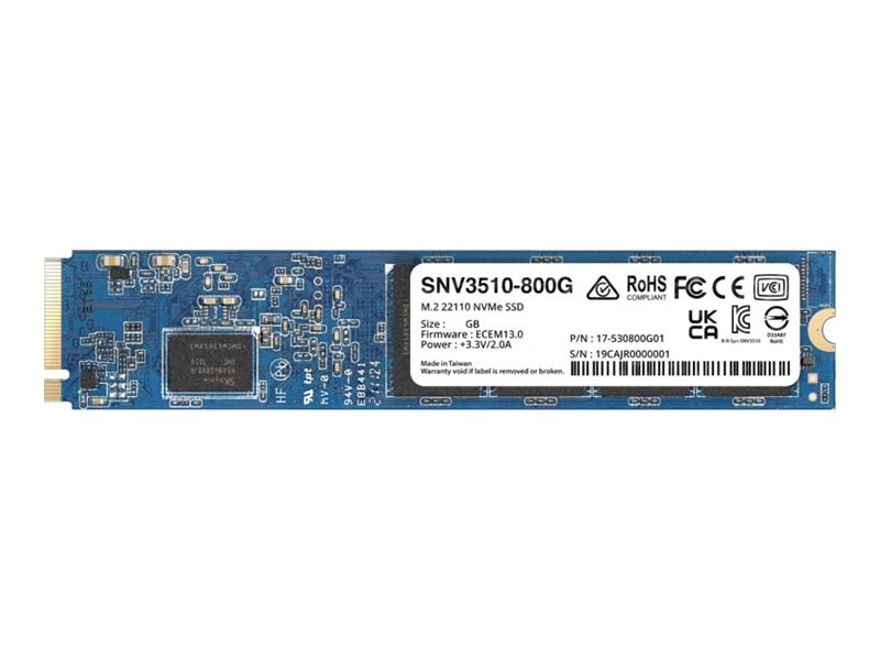 Synology SNV3510-400G PCIe 3.0 NVMe SSD für NAS 400 GB M.2 22110