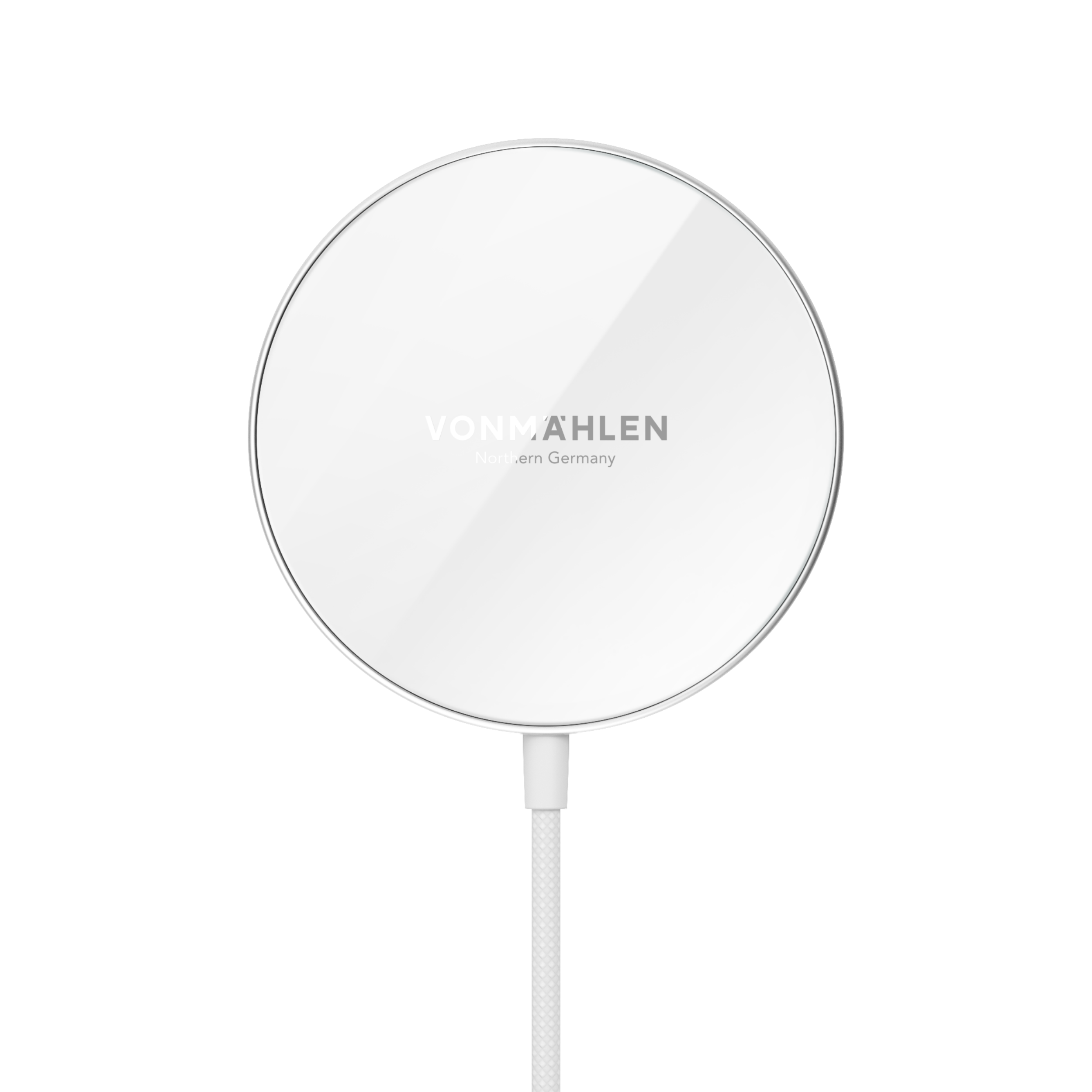 Vonmählen Wireless Charger Aura Mini magnet. Ladekabel White