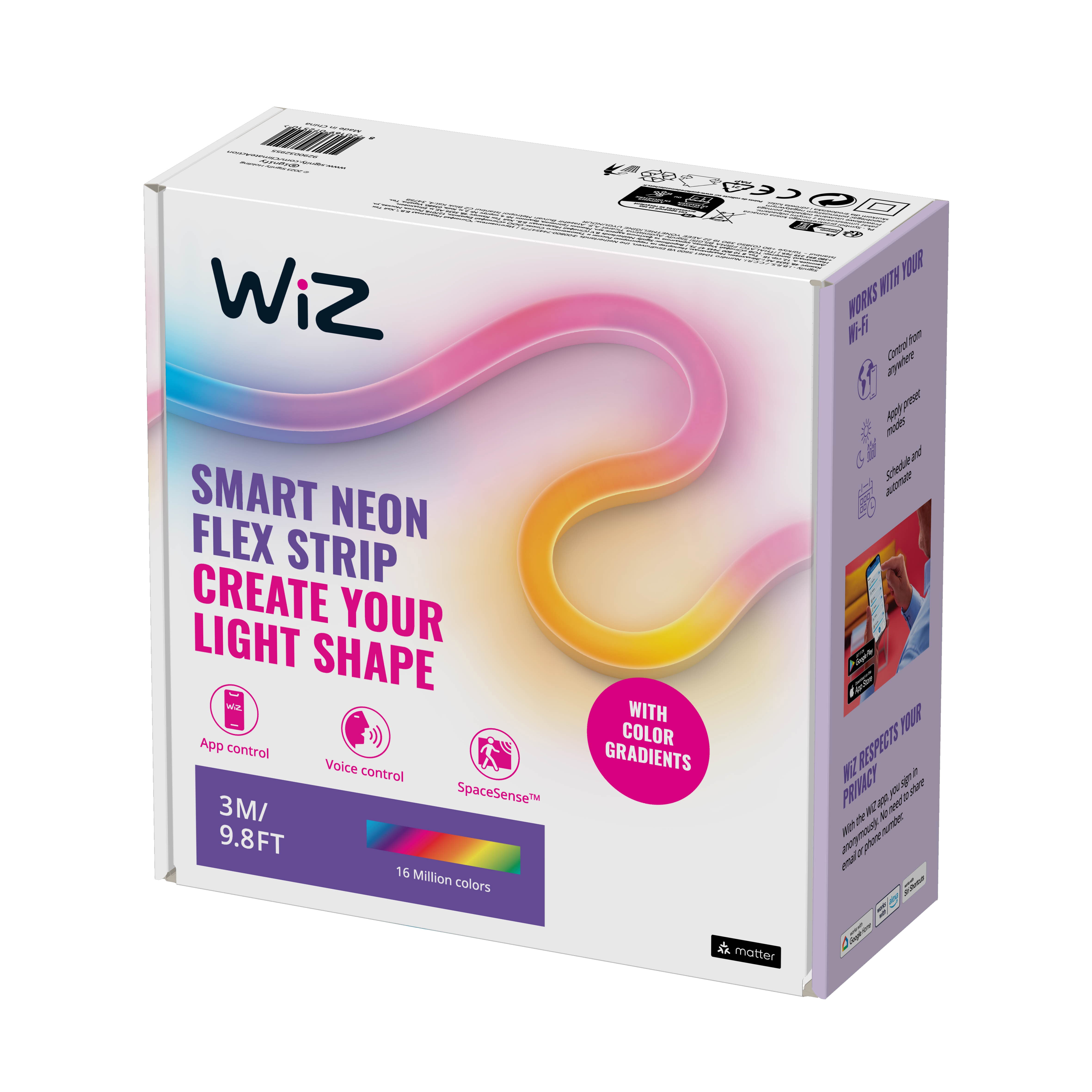 WiZ FlexStrip Tunable White &amp; Color 3 m Einzelpack