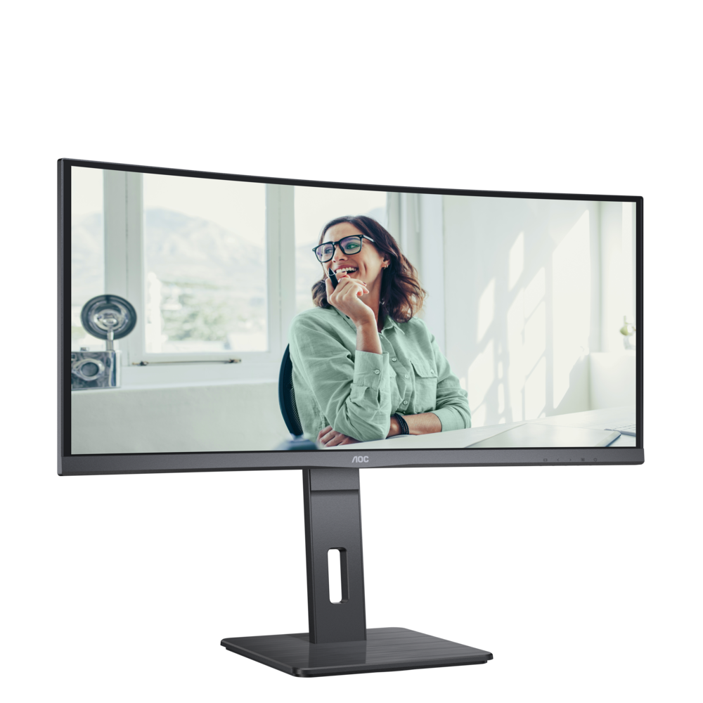 AOC CU34P3CV 86,4cm (34“) UWQHD VA Monitor Curved 21:9 HDMI/DP/USB-C PD65W 100Hz