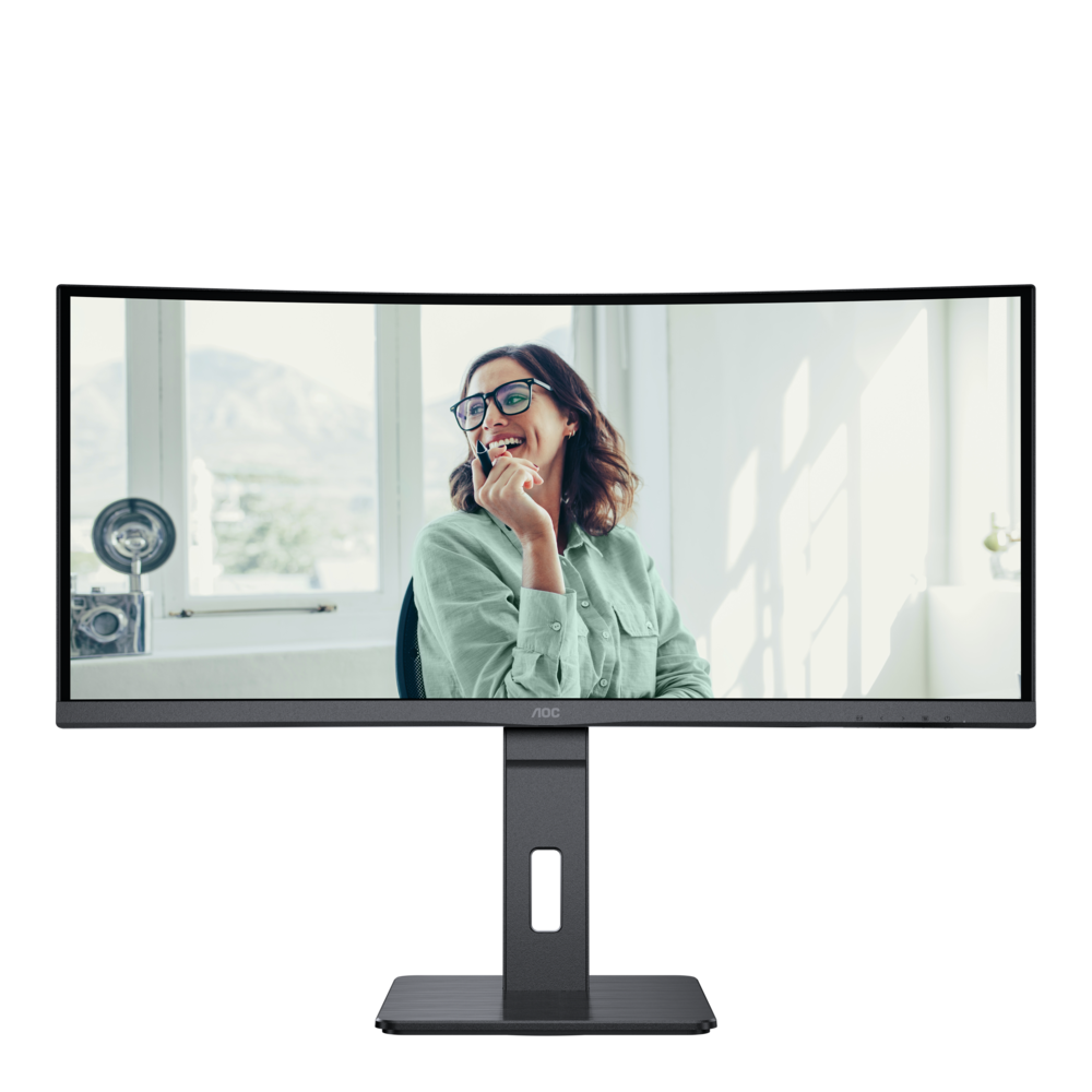 AOC CU34P3CV 86,4cm (34“) UWQHD VA Monitor Curved 21:9 HDMI/DP/USB-C PD65W 100Hz