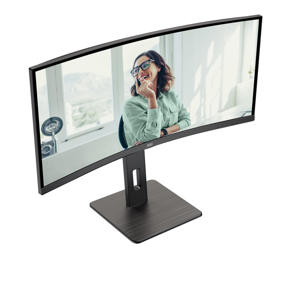 AOC CU34P3CV 86,4cm (34“) UWQHD VA Monitor Curved 21:9 HDMI/DP/USB-C PD65W 100Hz