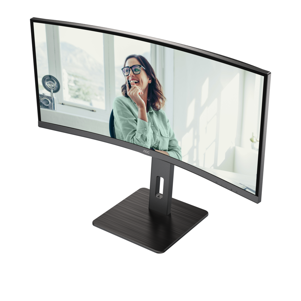 AOC CU34P3CV 86,4cm (34“) UWQHD VA Monitor Curved 21:9 HDMI/DP/USB-C PD65W 100Hz