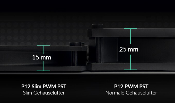 Arctic Gehäuselüfter P12 PWM PST 120 mm, 4-pin