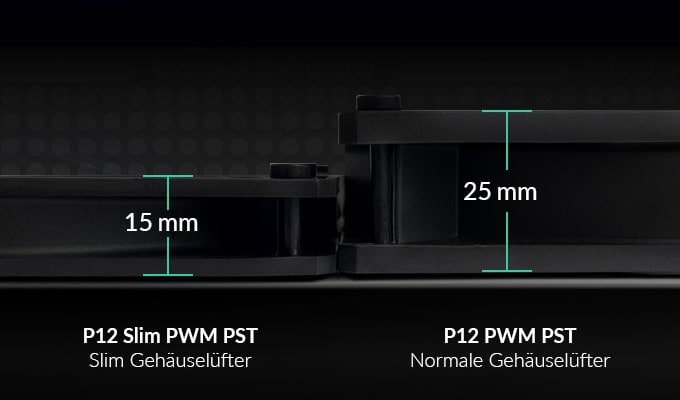 Arctic Gehäuselüfter P12 PWM PST 120 mm, 4-pin