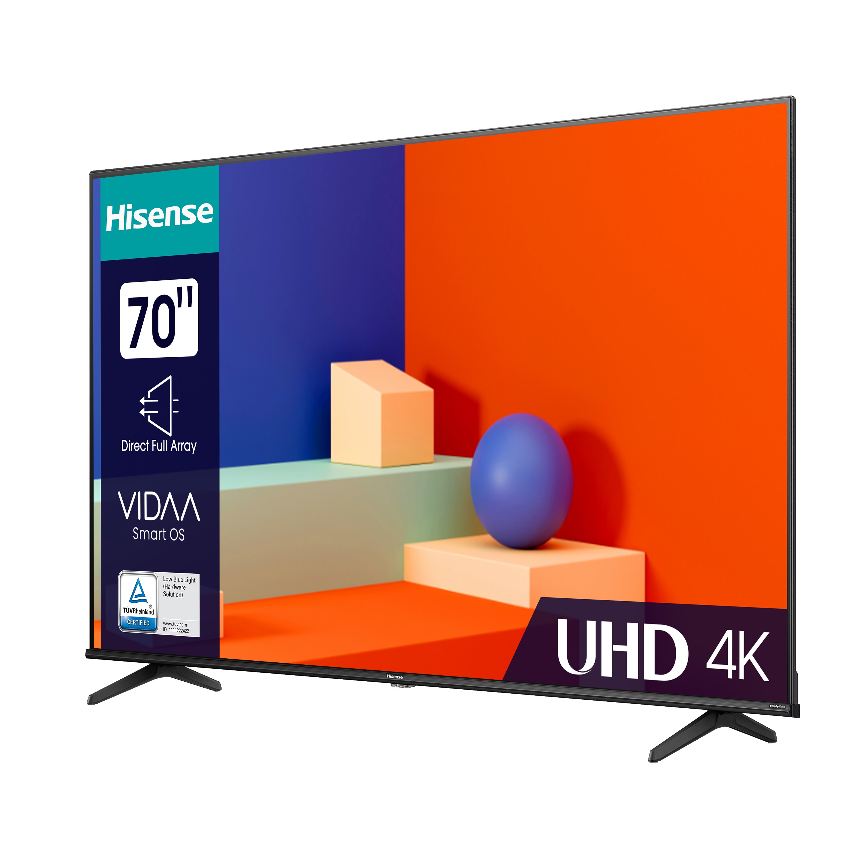 Hisense 70A6K 178cm 70" 4K UHD Smart TV Fernseher