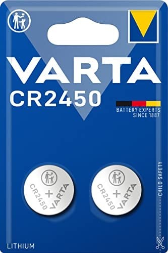 VARTA Professional Electronics Knopfzelle Batterie CR 2450 2er Blister