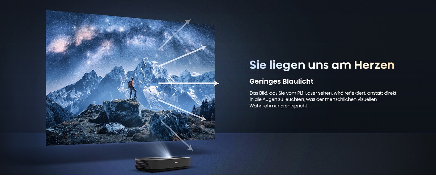 Hisense PL1SE Laser Cinema TV mit Dolby Vision Sound, 4K