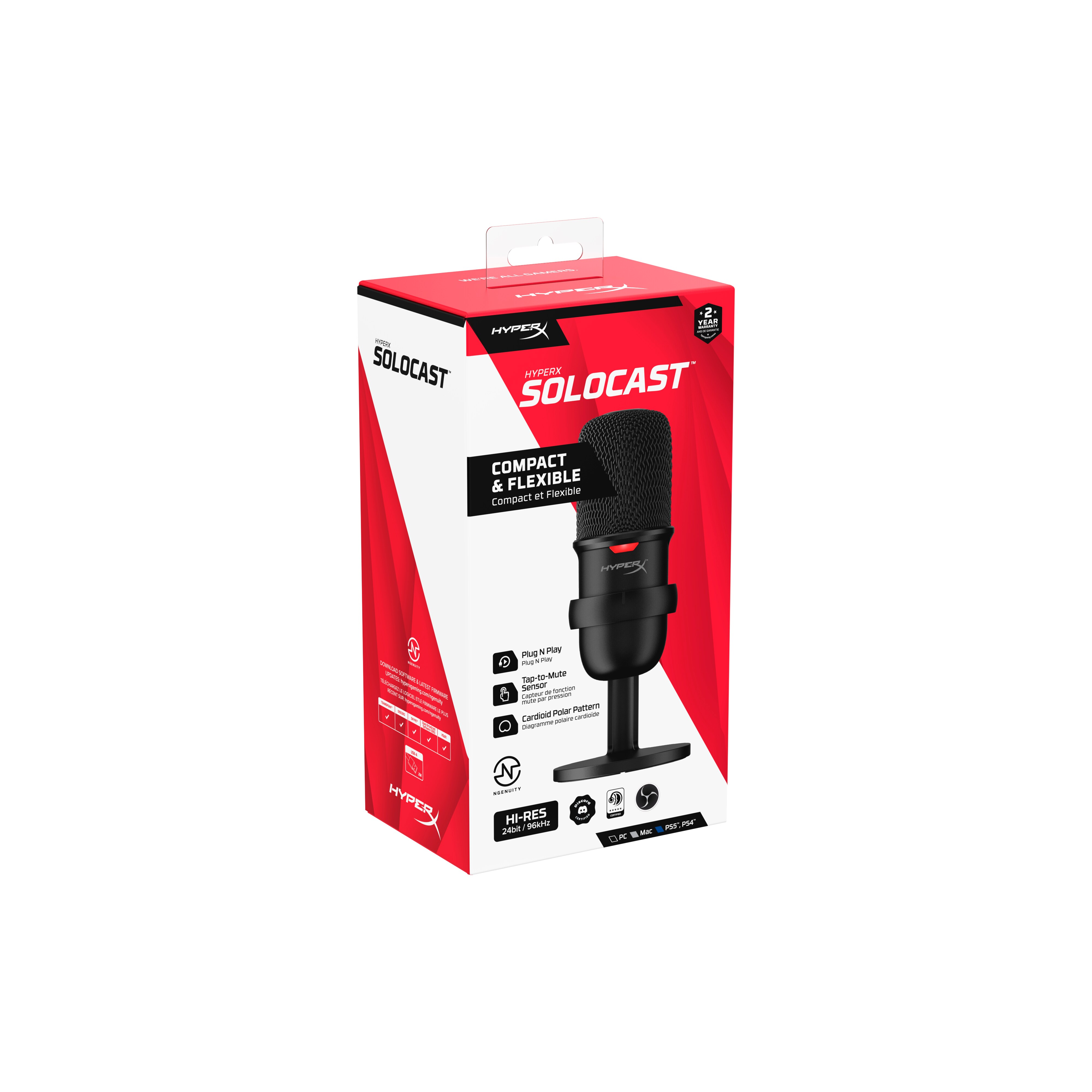 HyperX SoloCast Black USB Mikrofon