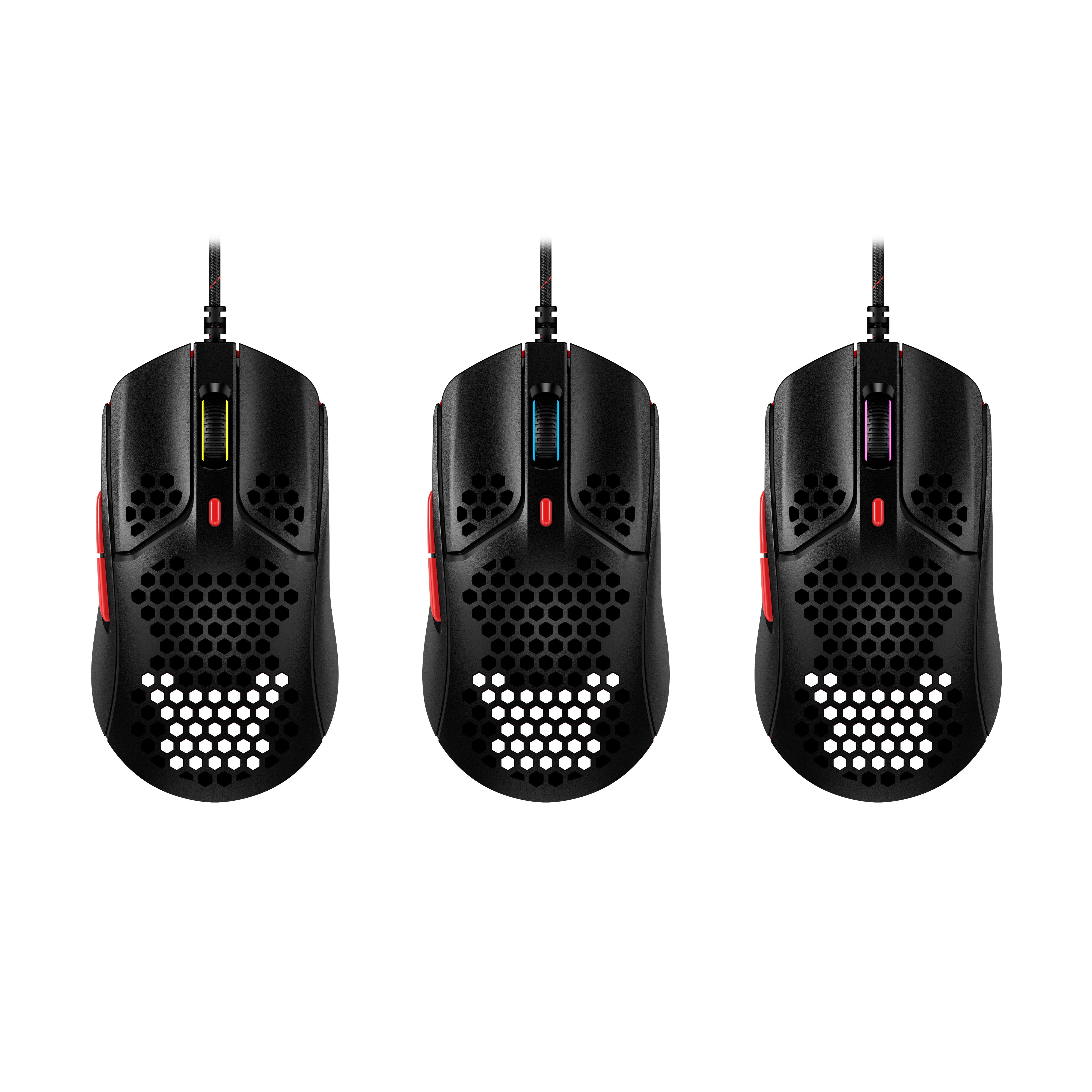 HyperX Pulsefire Haste Kabelgebundene Gaming Maus schwarz/rot