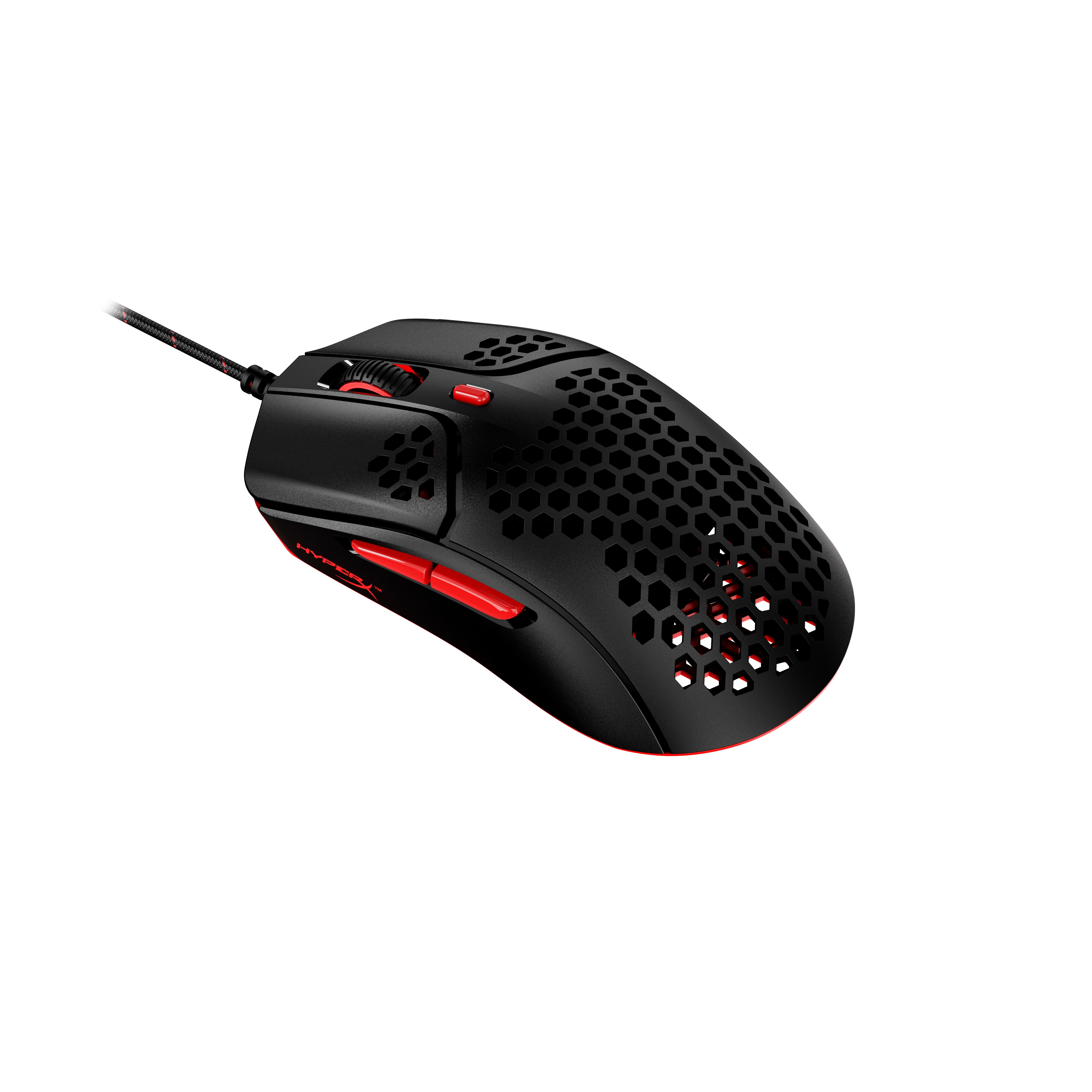 HyperX Pulsefire Haste Kabelgebundene Gaming Maus schwarz/rot