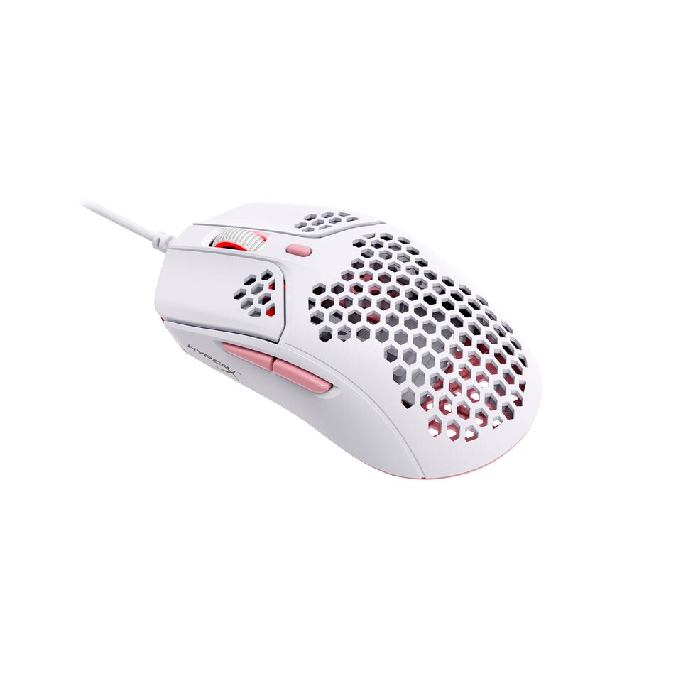 HyperX Pulsefire Haste Kabelgebundene Gaming Maus weiß/rosa