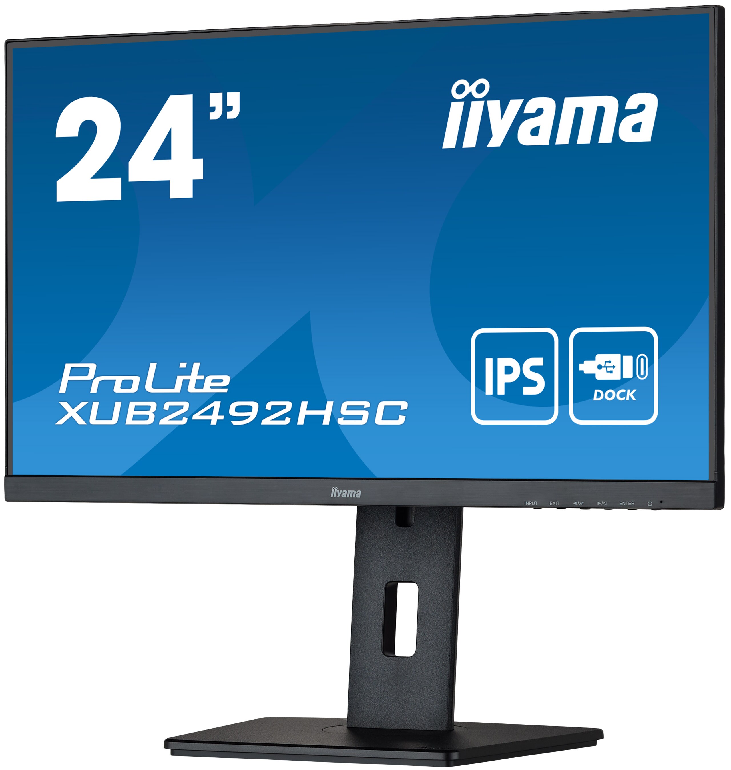 iiyama ProLite XUB2492HSC-B5 60,5cm (23,8") FHD IPS Monitor HDMI/DP/USB-C Pivot