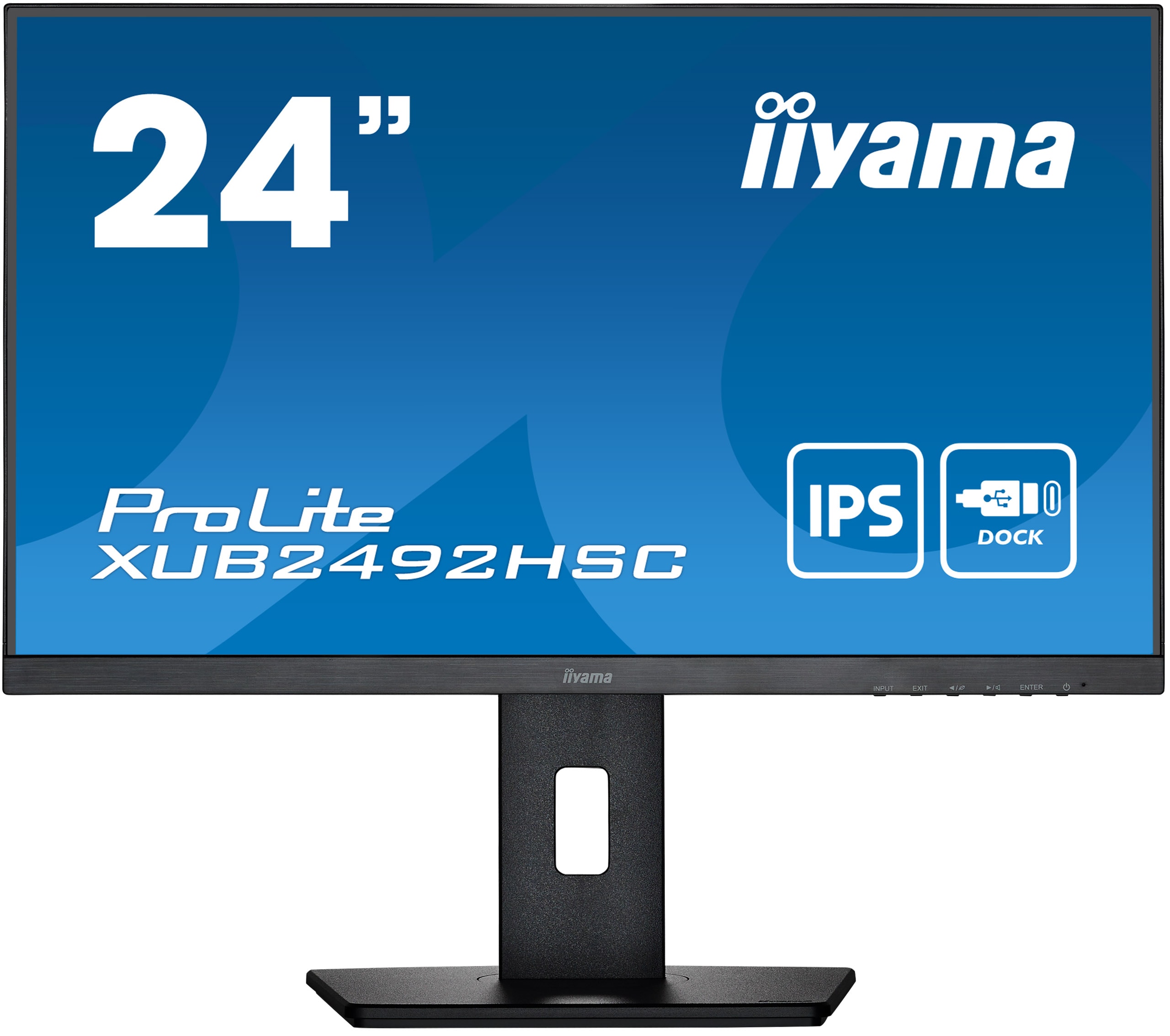 iiyama ProLite XUB2492HSC-B5 60,5cm (23,8") FHD IPS Monitor HDMI/DP/USB-C Pivot