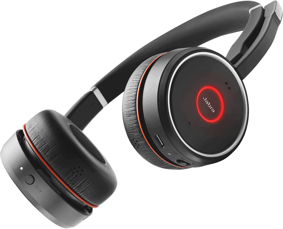 Jabra Evolve 75 SE MS Stereo Headset Bluetooth inkl. Ladestation 