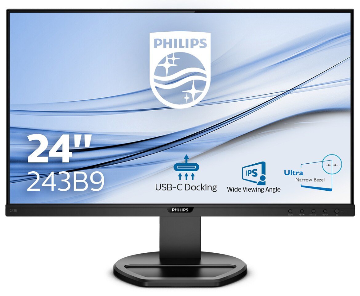 Philips B-Line 243B9 60,5cm (23,8")FHD IPS Monitor 16:9 HDMI/DP/USB-C PD65W 75Hz