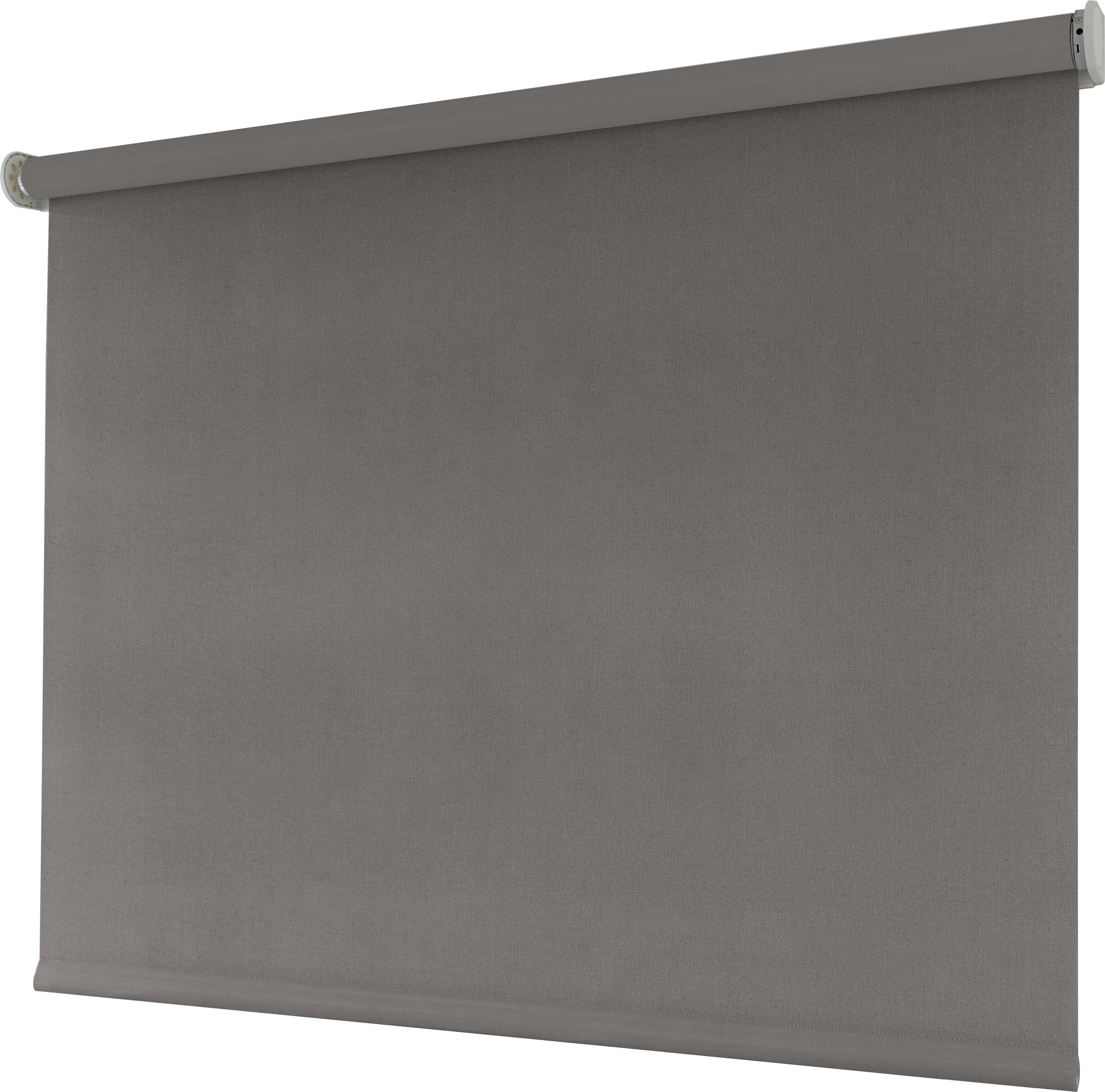 Erfal Smart Control Rollo für Homematic IP 75 x 230 cm, halbtransparent grau