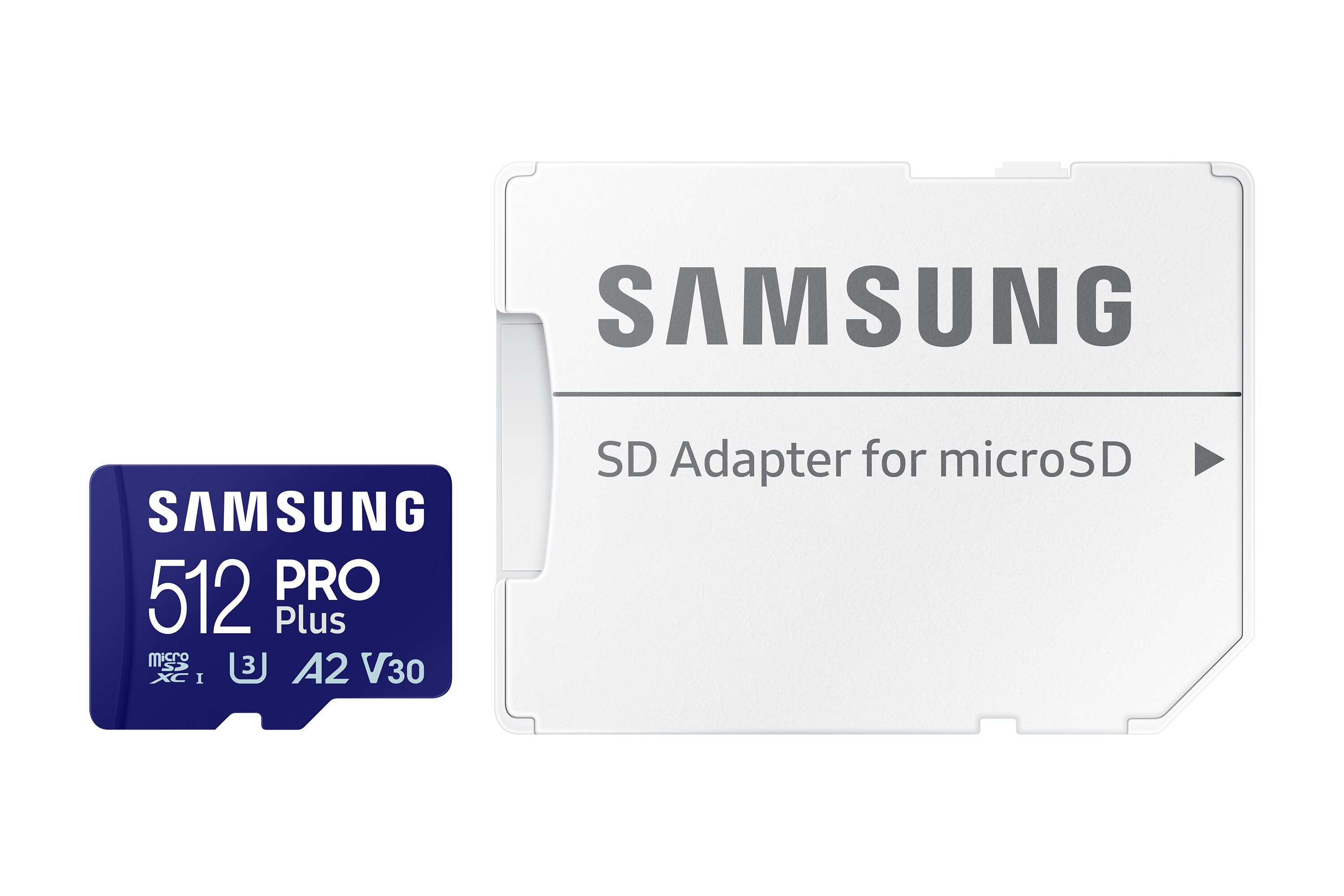 Samsung PRO Plus 512GB microSD-Speicherkarte (2023)(180 MB/s, Class U3, V30, A2)