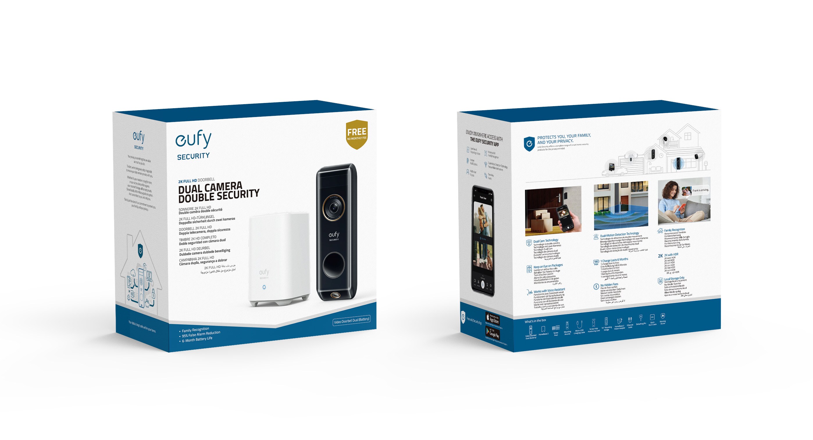 eufy Video Türklingel Doorbell DualCam 2K Pro batteriebetrieben