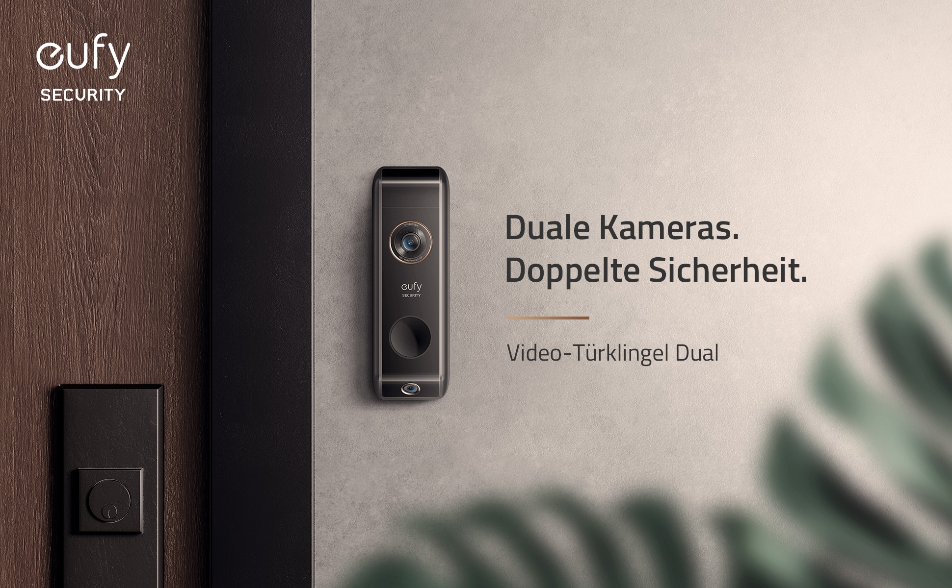 eufy Video Türklingel Doorbell DualCam 2K Pro batteriebetrieben