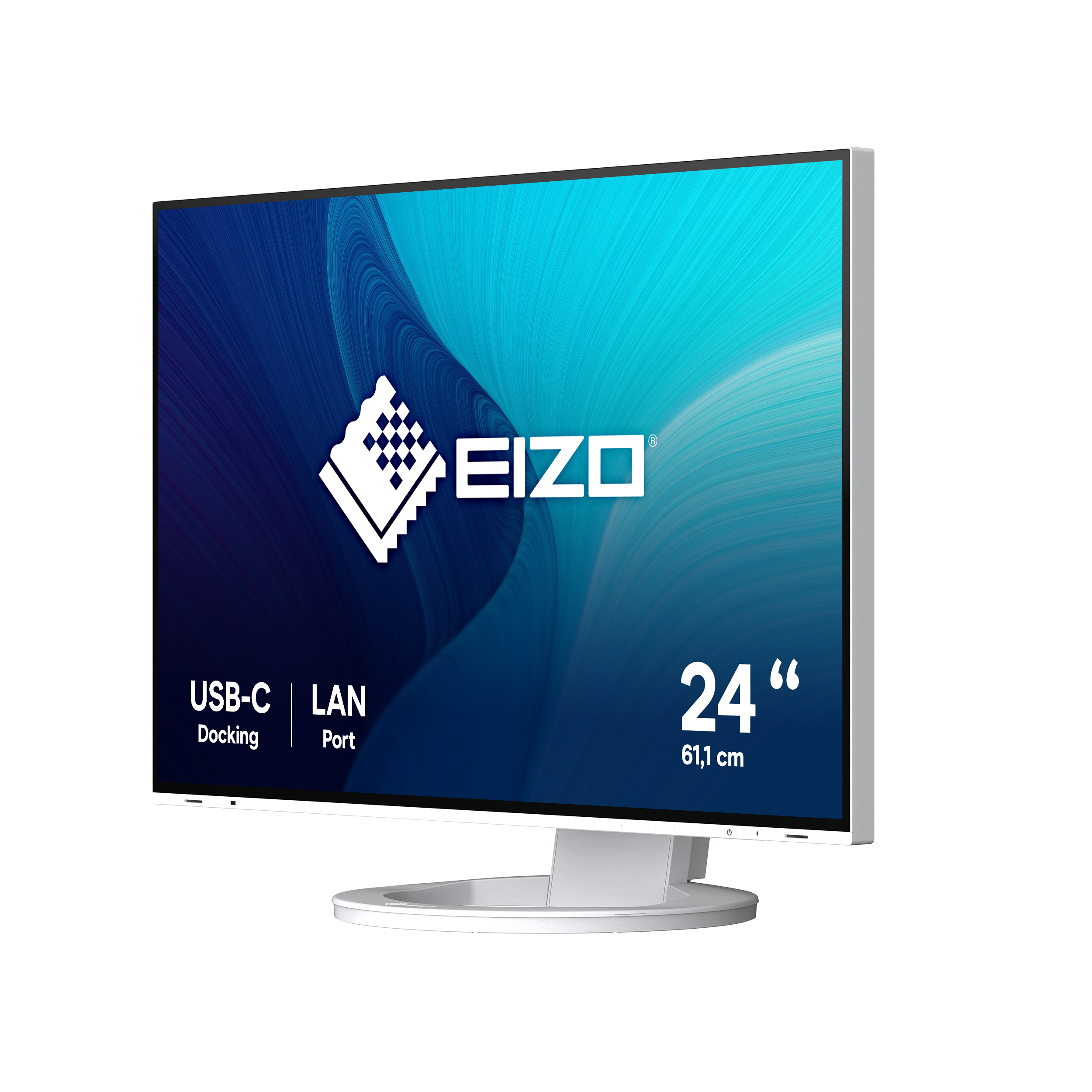 EIZO FlexScan EV2495-WT 61cm (24") WUXGA IPS Monitor DP/HDMI/USB-C Pivot HV