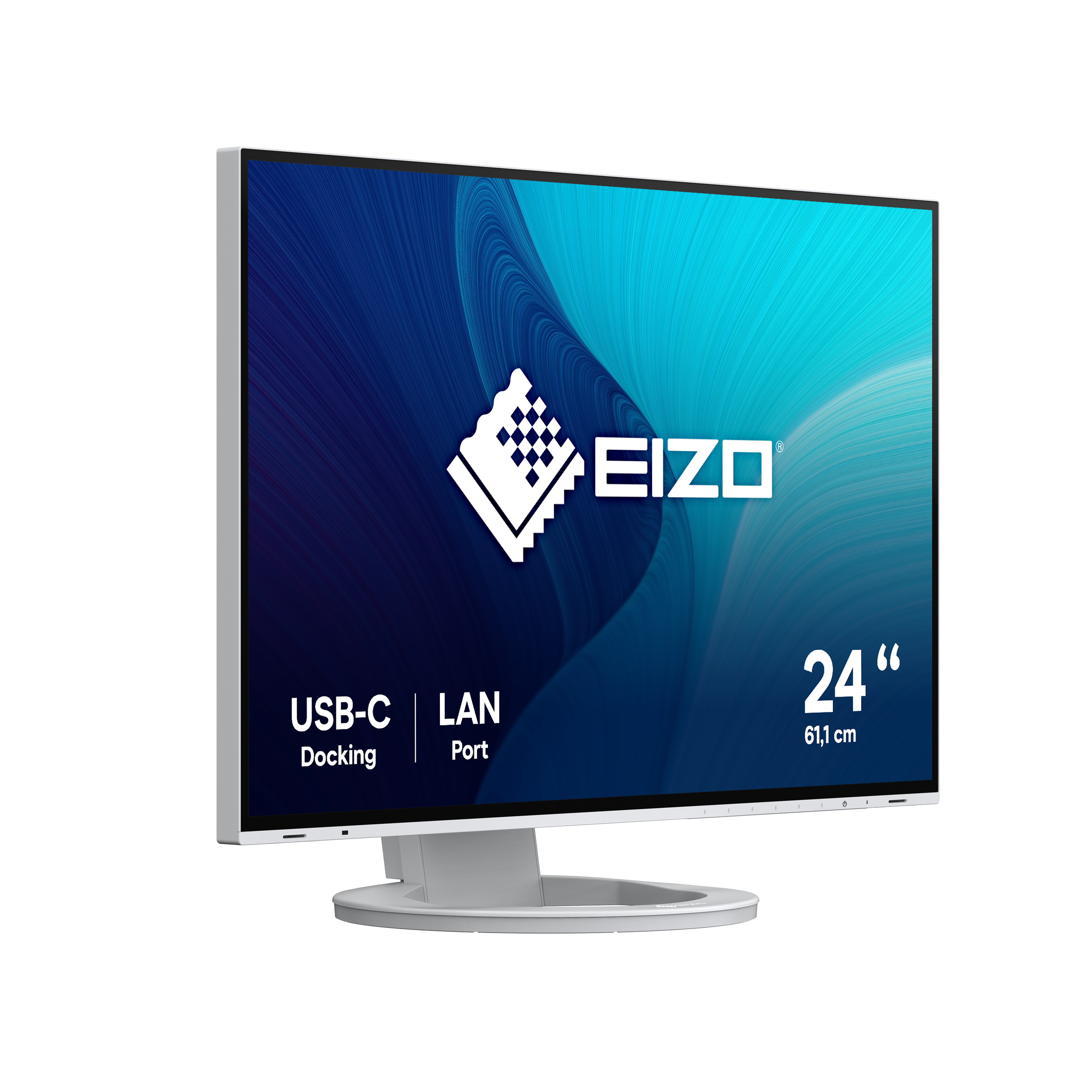 EIZO FlexScan EV2495-WT 61cm (24") WUXGA IPS Monitor DP/HDMI/USB-C Pivot HV