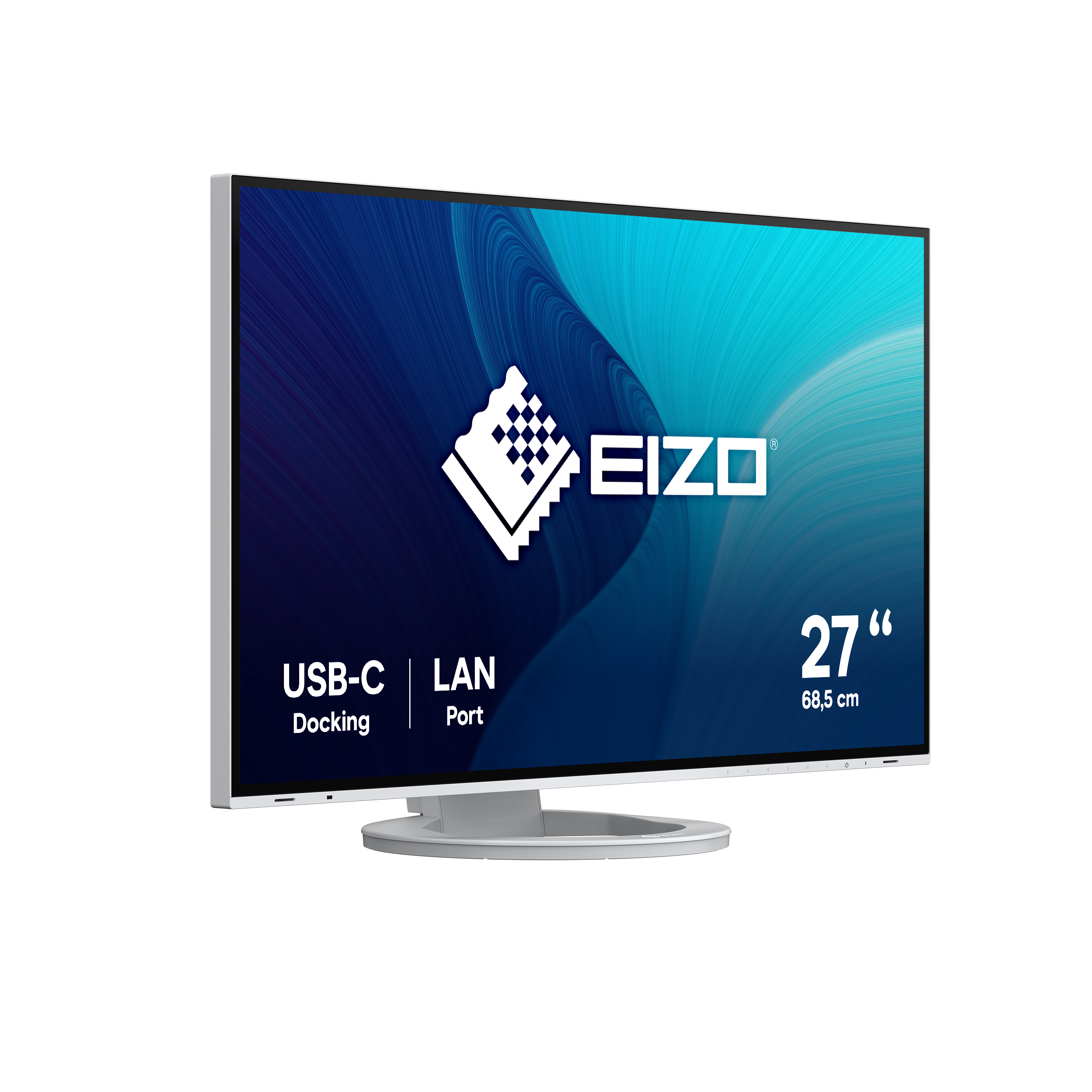 EIZO Flexscan EV2795-WT 68,5cm (27") WQHD IPS Monitor DP/HDMI/USB-C Pivot HV