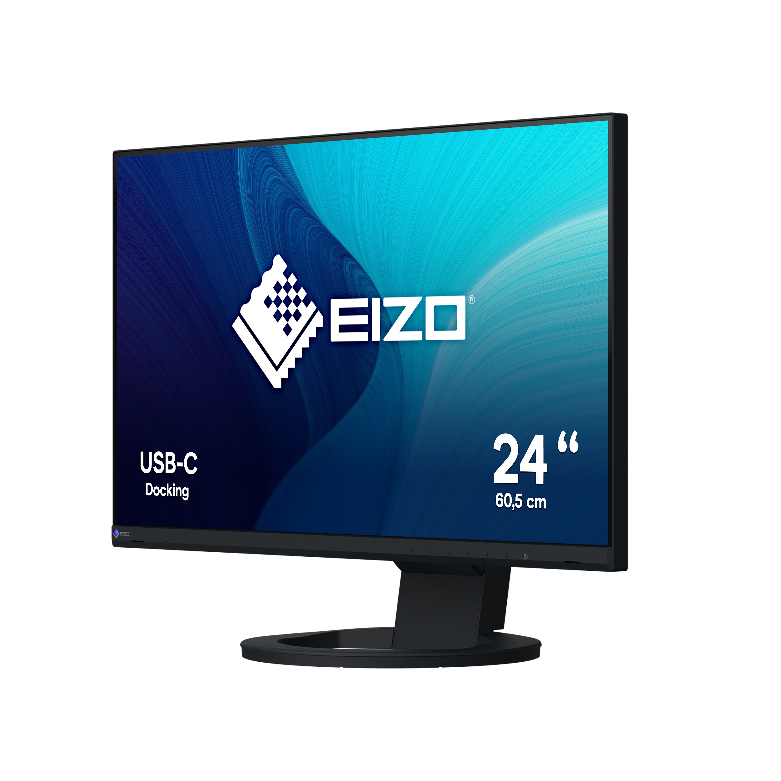 EIZO FlexScan EV2480-BK 60,5m (23,8) Full HD IPS Monitor DP/HDMI/USB-C Pivot HV