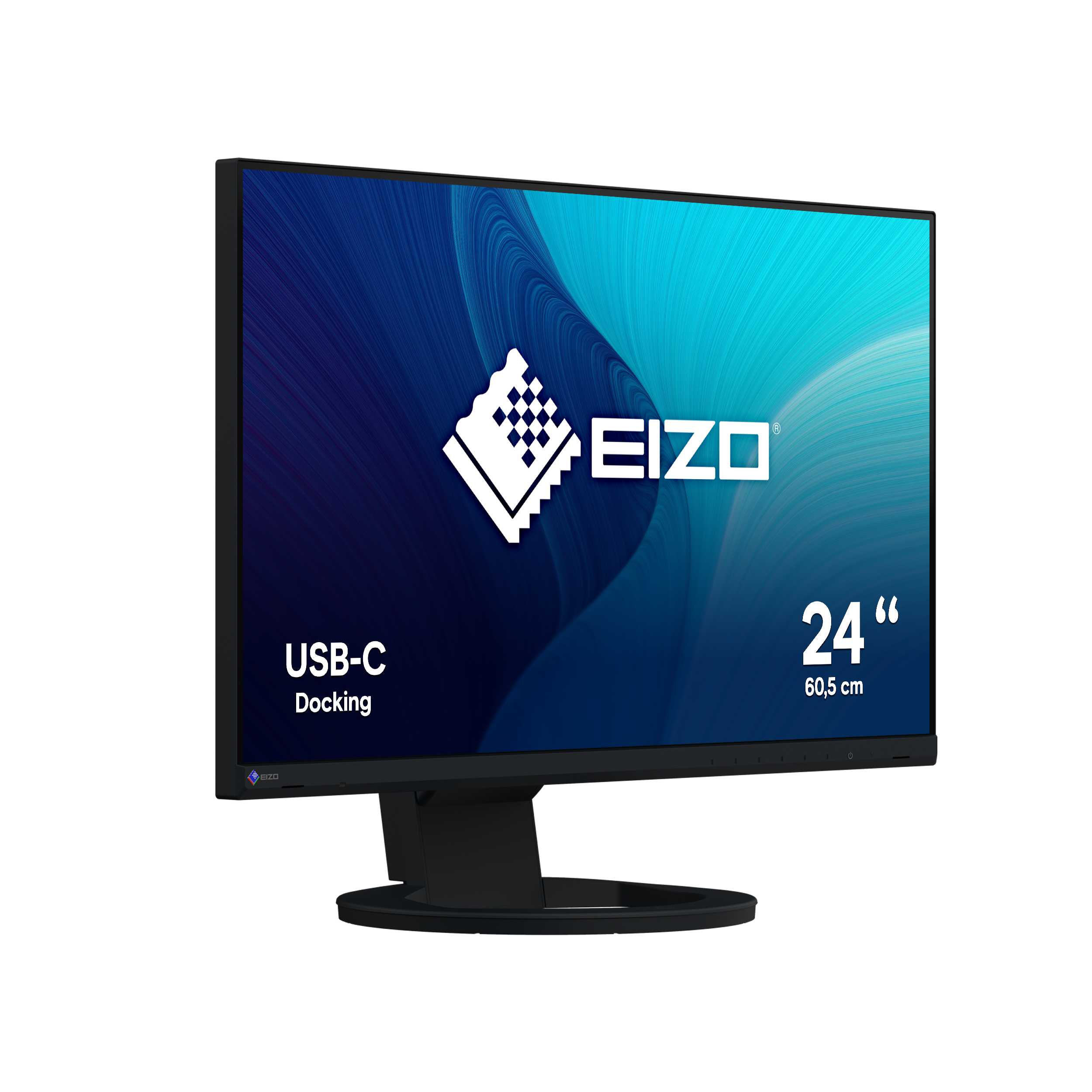 EIZO FlexScan EV2480-BK 60,5m (23,8) Full HD IPS Monitor DP/HDMI/USB-C Pivot HV