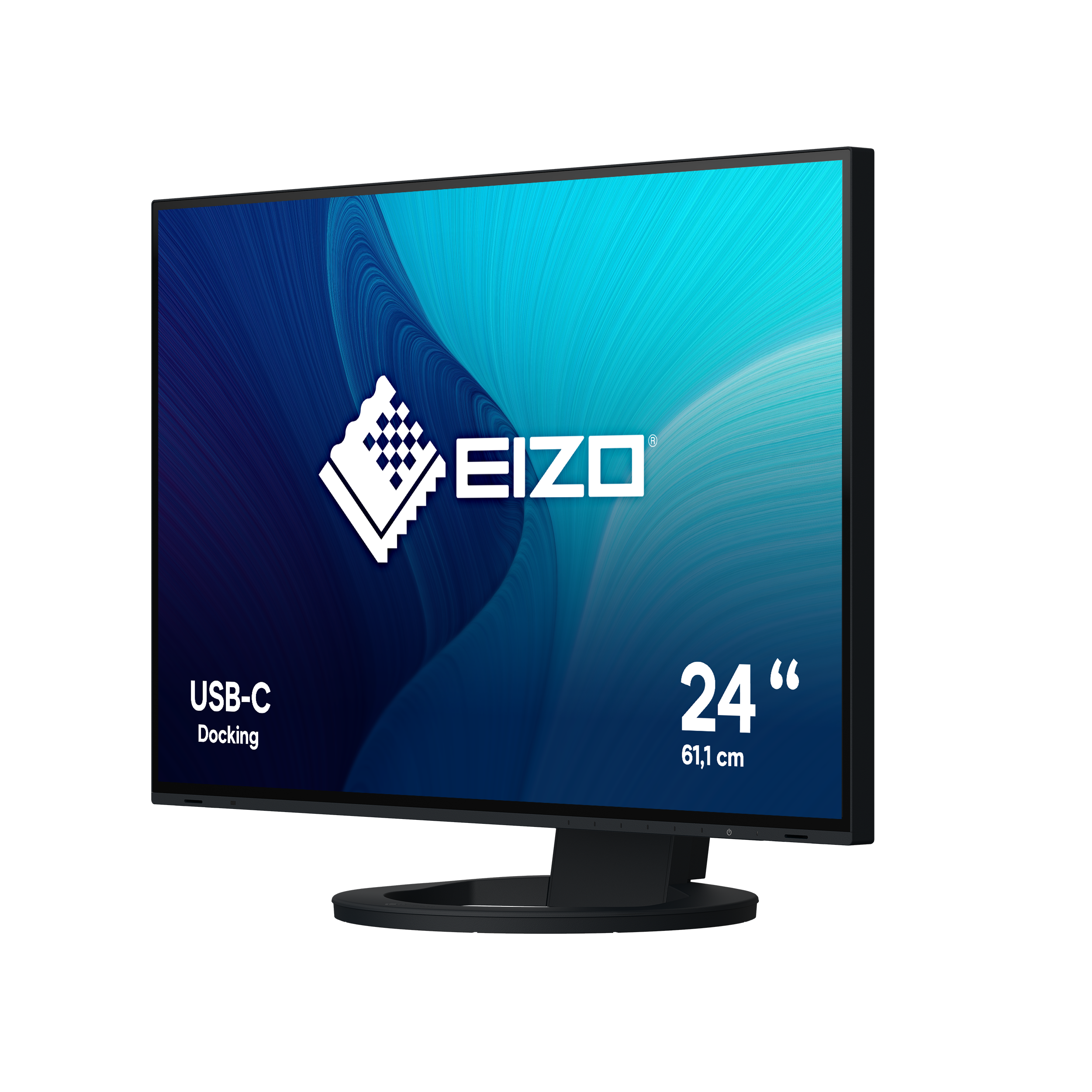 EIZO FlexScan EV2485-BK 61,1m (24,1") WUXGA IPS Monitor DP/HDMI/USB-C Pivot