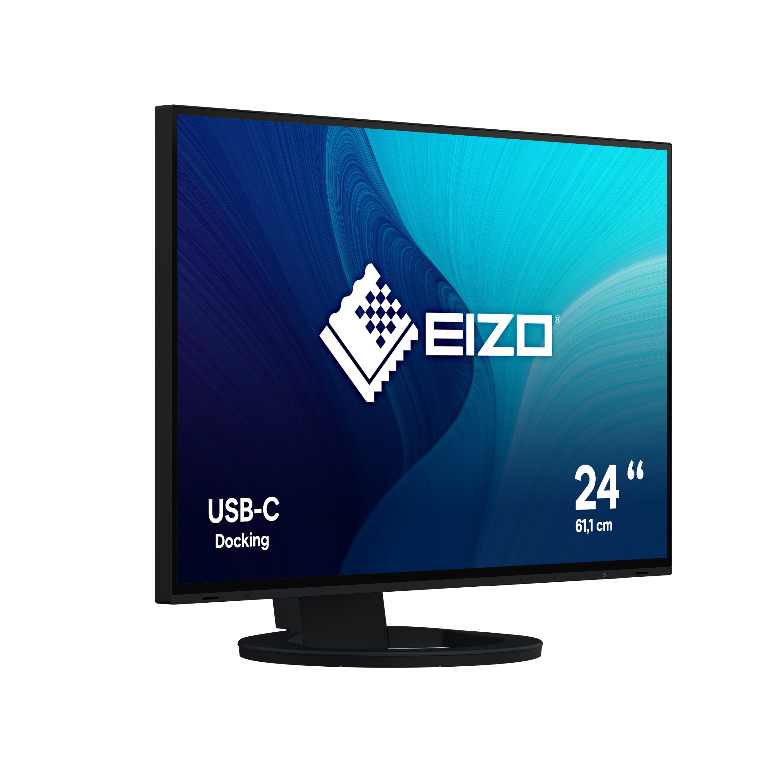 EIZO FlexScan EV2485-BK 61,1m (24,1") WUXGA IPS Monitor DP/HDMI/USB-C Pivot