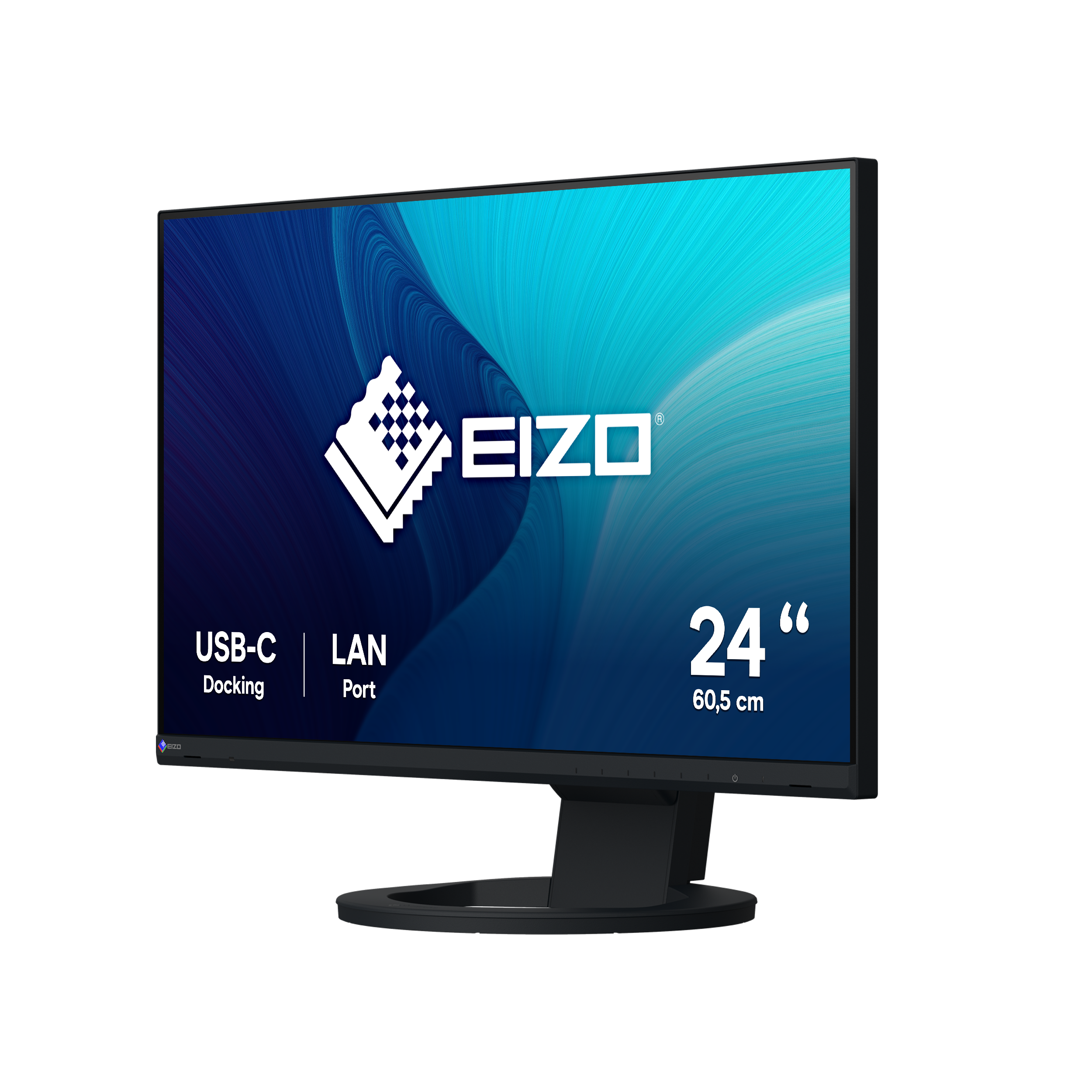 EIZO FlexScan EV2490-BK 60,5m (23,8) Full HD IPS Monitor DP/HDMI/USB-C Pivot HV