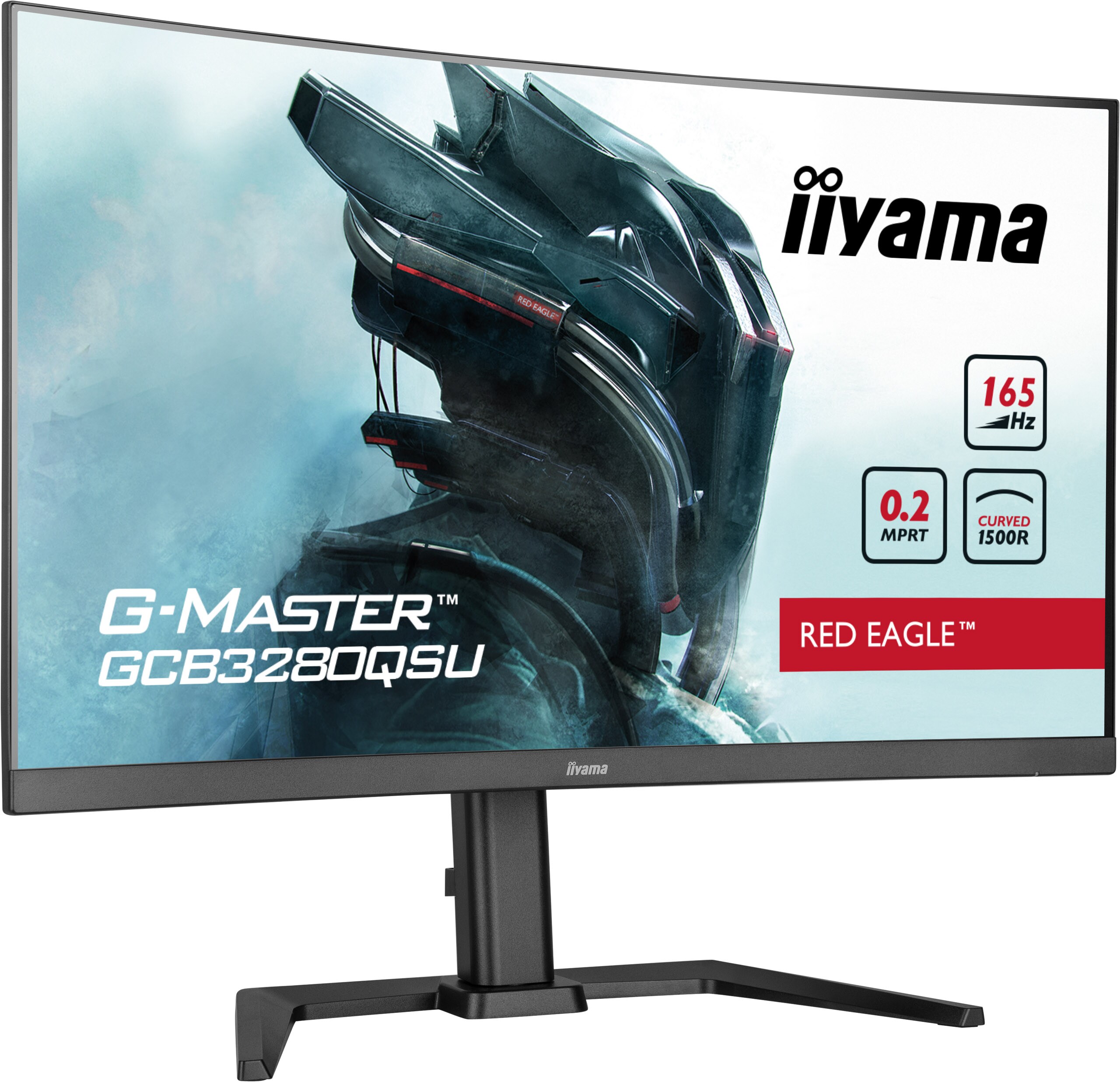 iiyama G-Master GCB3280QSU-B1 80cm (31,5") Curved WQHD Monitor HDMI/DP VA 165Hz