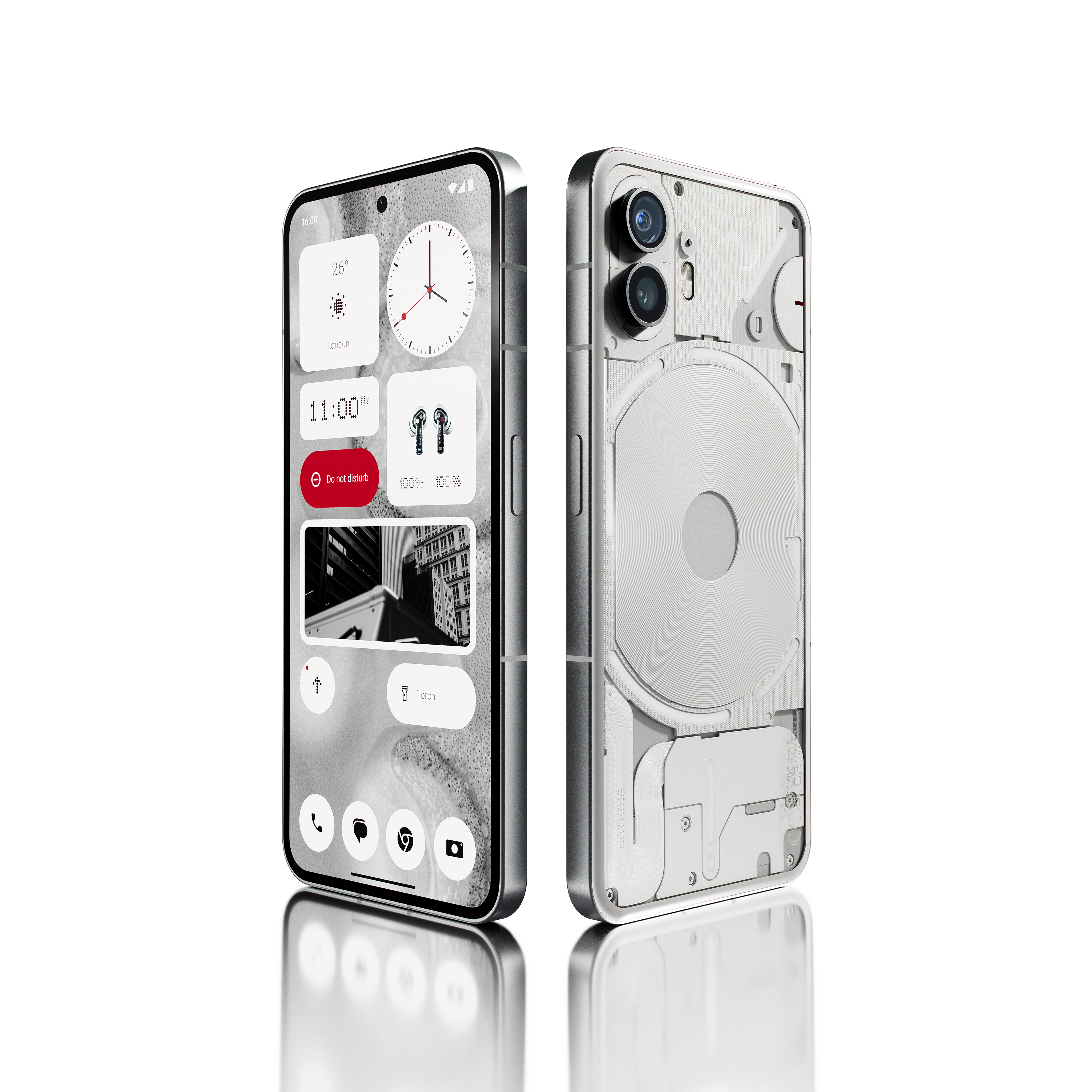 Nothing Phone (2) 5G 12/256GB Dual-SIM weiß Android 13.0 
