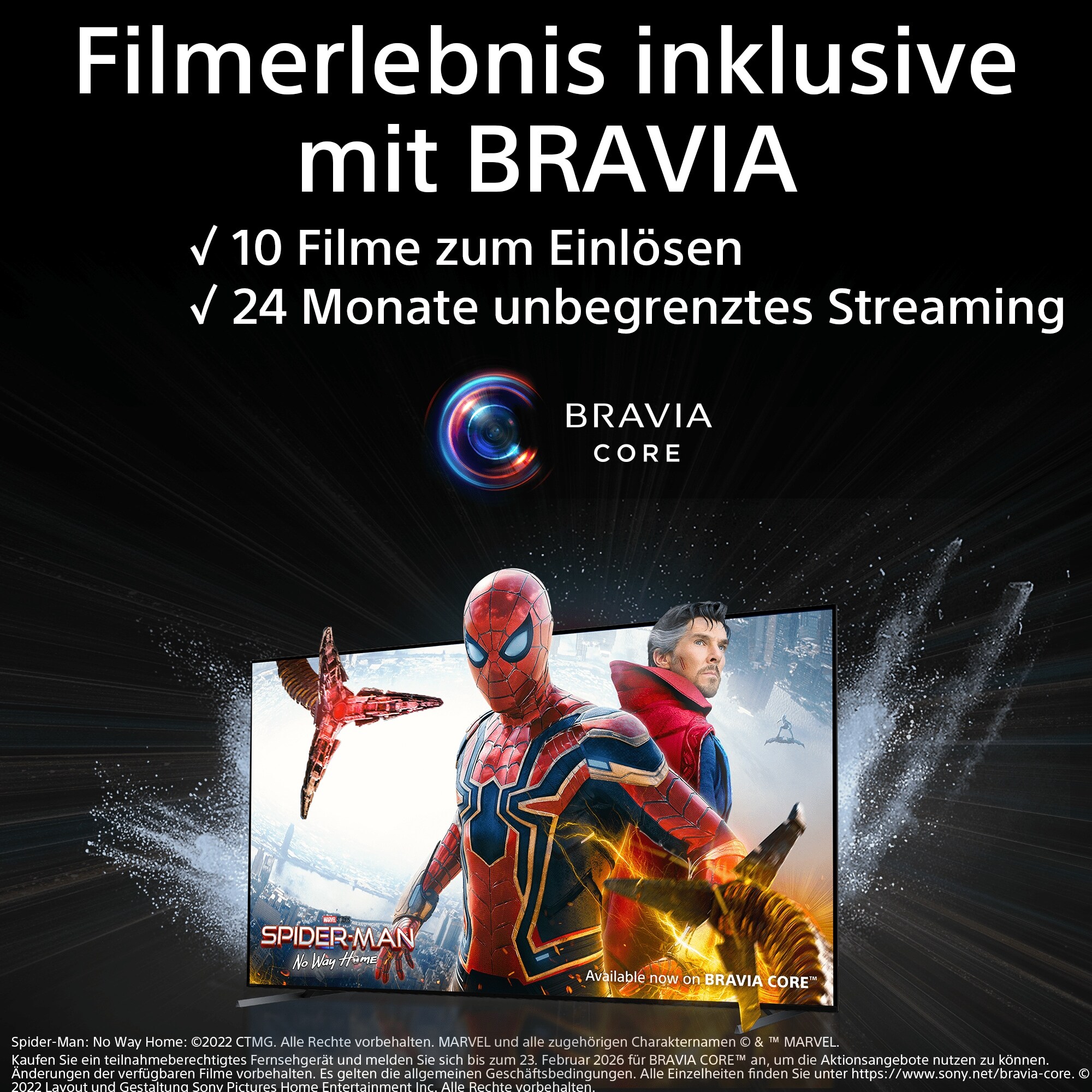 SONY BRAVIA XR-65X95L 164cm 65" 4K Mini LED 120 Hz Smart Google TV Fernseher