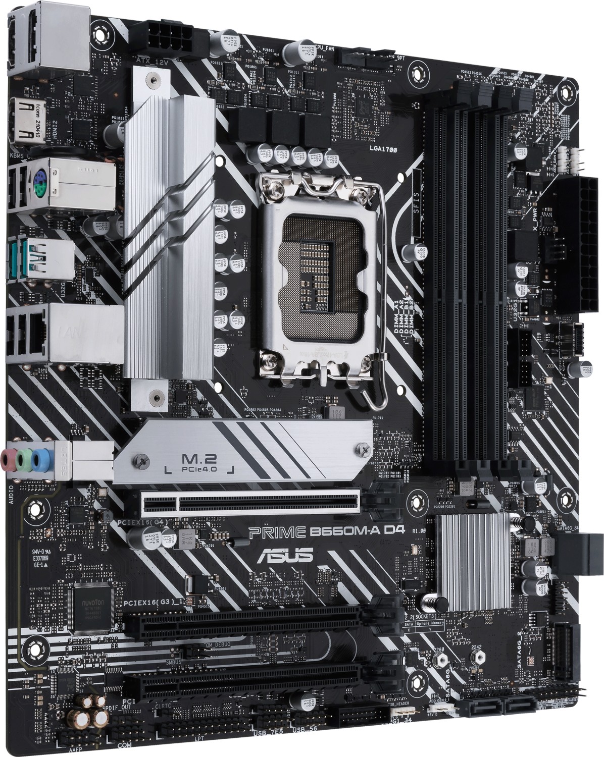 ASUS PRIME B660M-A D4-CSM mATX Mainboard Sockel 1700 USB3.1/2xHDMI/DP