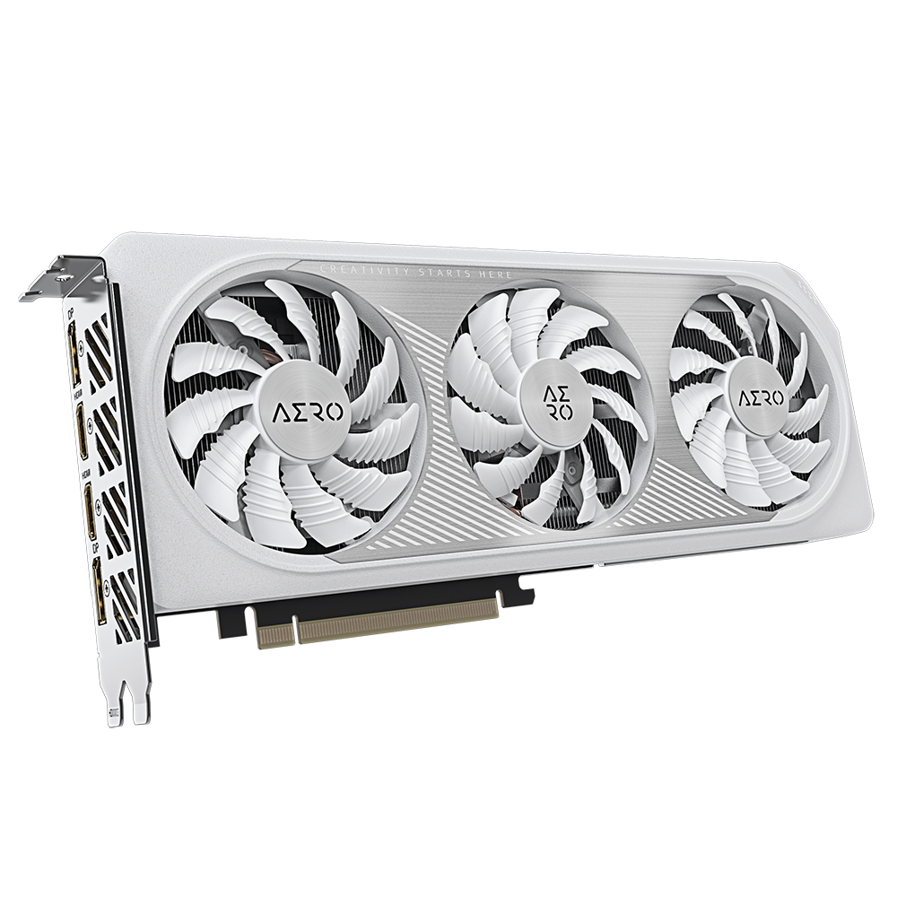 GIGABYTE GeForce RTX 4060 AERO 8GB GDDR6 Gaming Grafikkarte 2xHDMI 2xDP