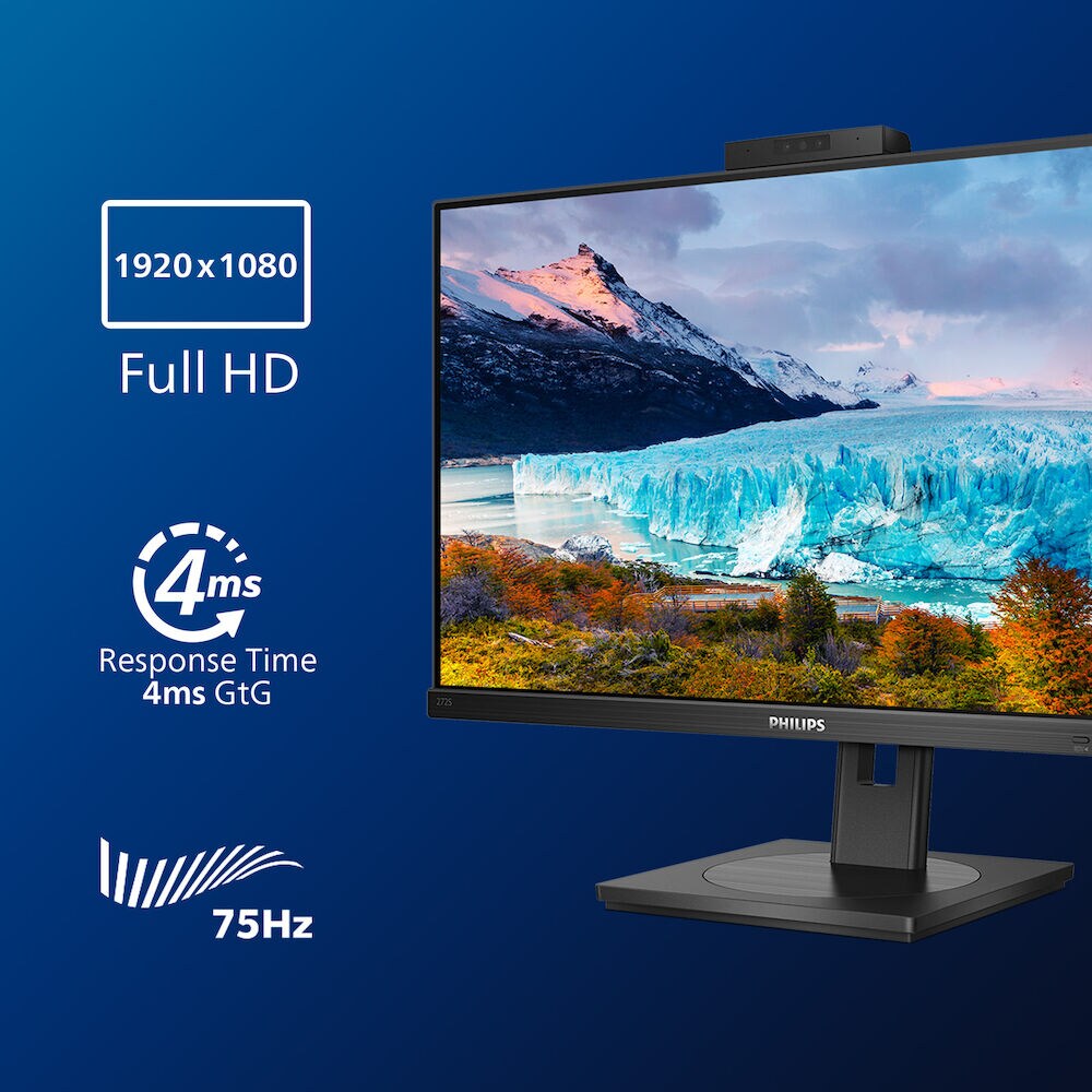 Philips S-Line 272S1MH 68,6cm (27")FHD IPS Monitor 16:9 HDMI/DVI/DP/VGA/USB 75Hz