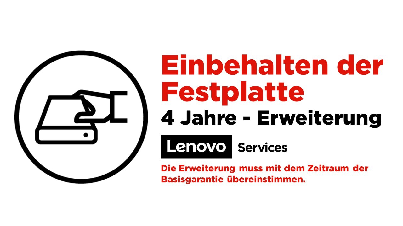 Lenovo Garantieerweiterung 4 Jahre KYD 5PS0D80901