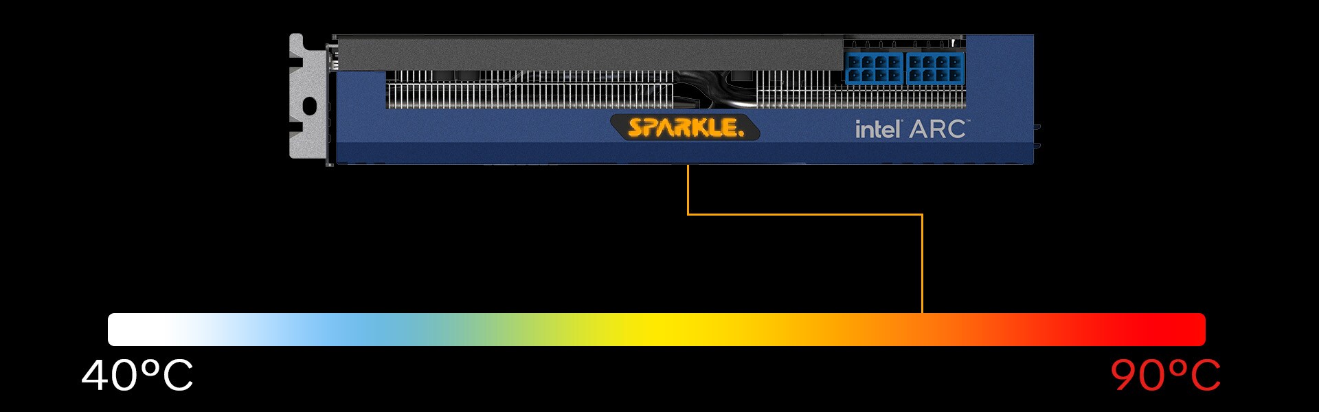 SPARKLE Intel Arc A750 ORC OC 6GB GDDR6 Grafikkarte 1x HDMI 3x DP